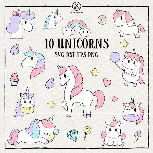 10 Unicorn SVG | VB28