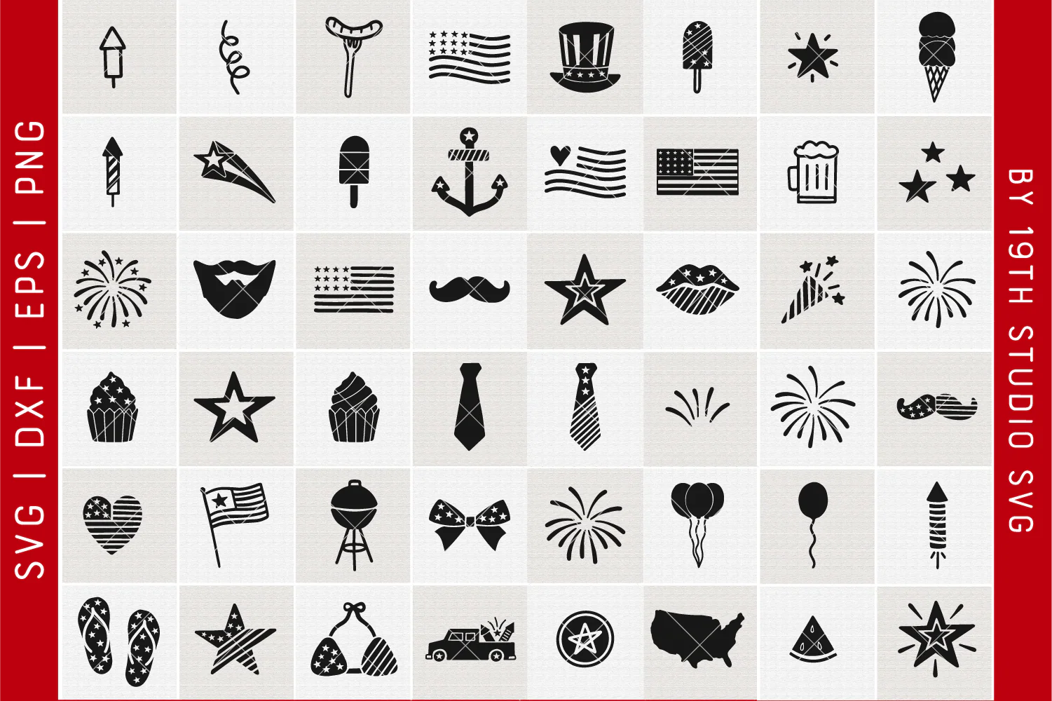 4th of July Illustration Bundle | VB37 - Image 2