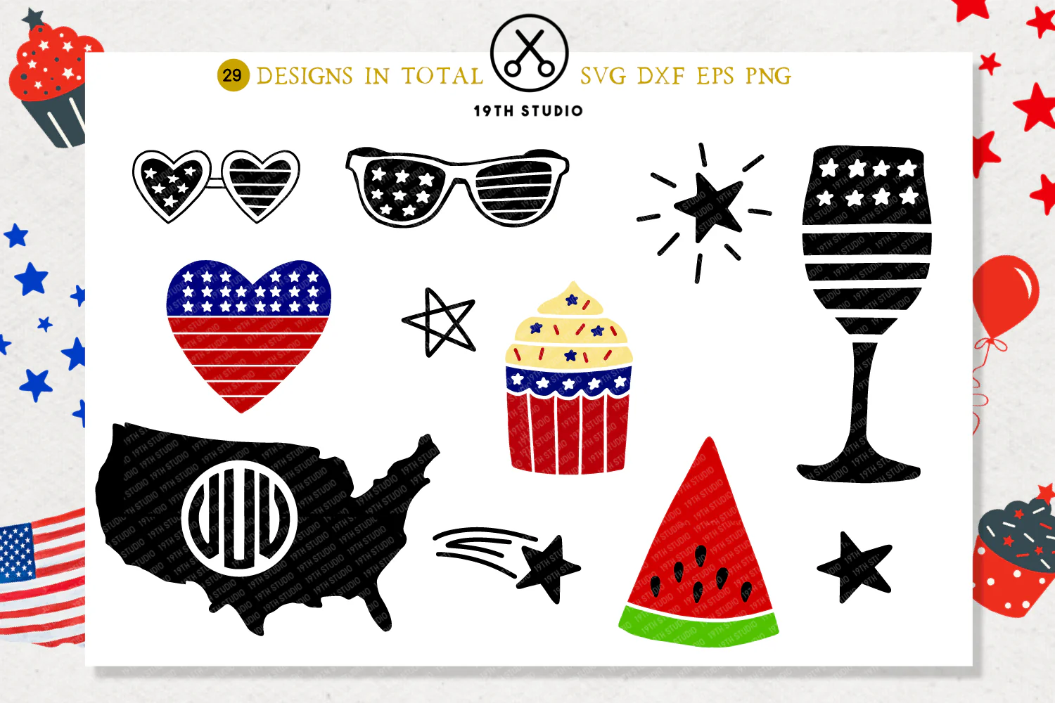 4th of July SVG Bundle - Image 3