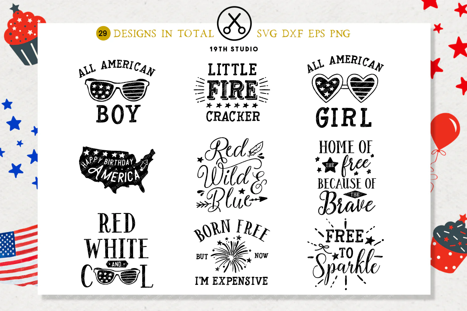 4th of July SVG Bundle - Image 4