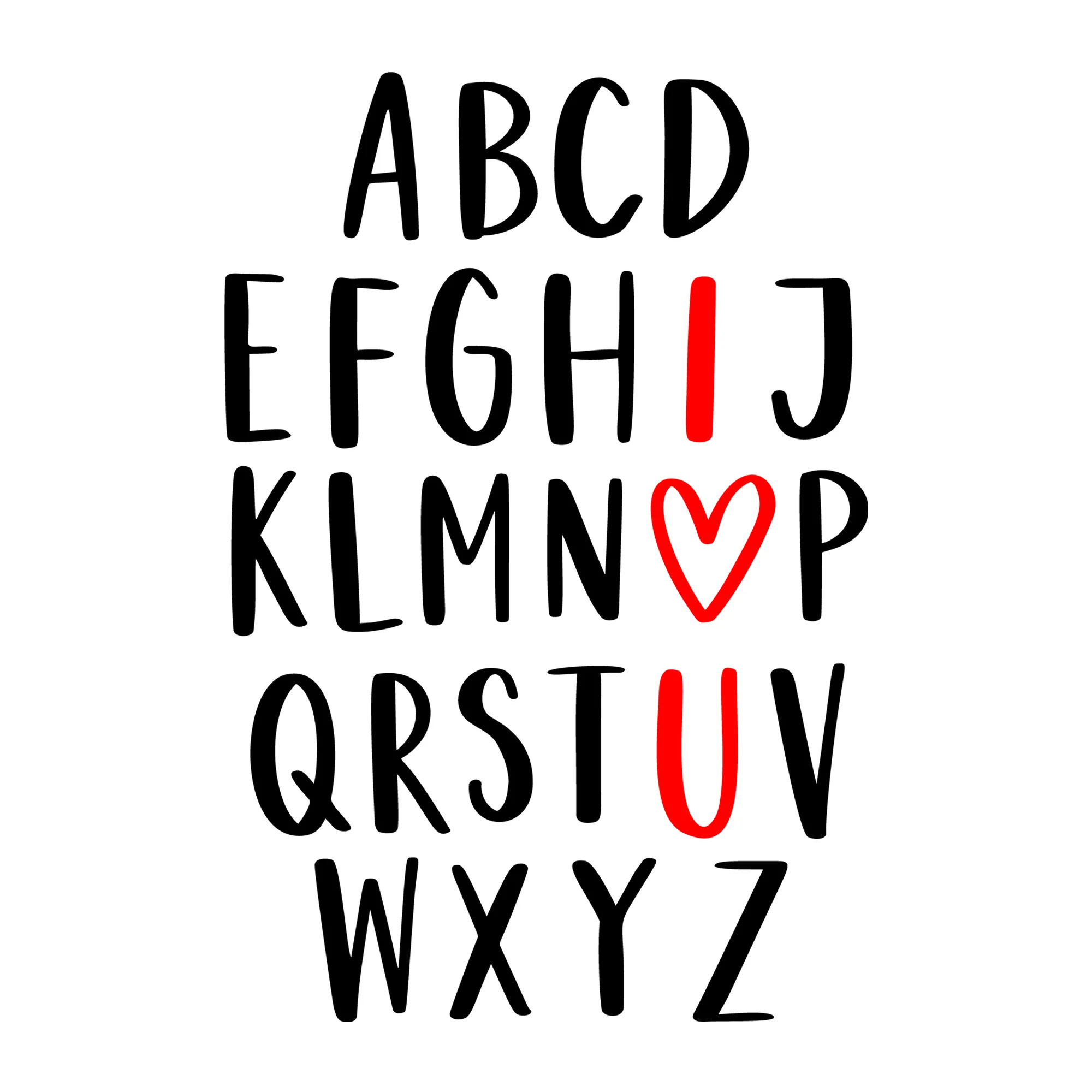 A-Z SVG