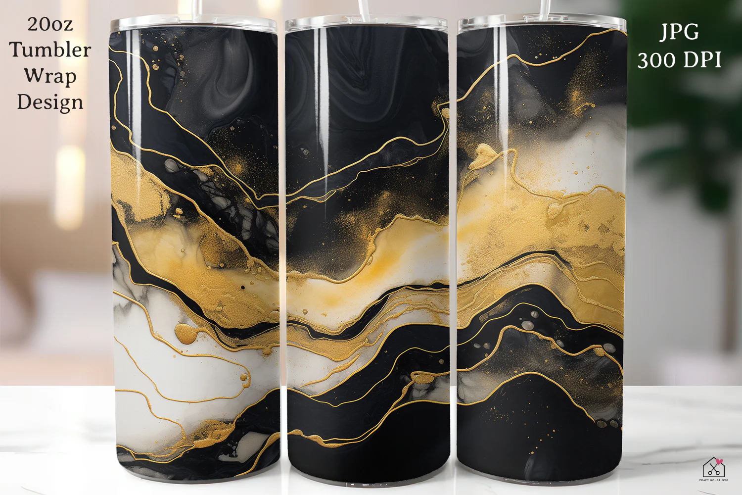 Alcohol Ink 20oz Tumbler Wrap Bundle Sublimation Designs JPG - Image 4