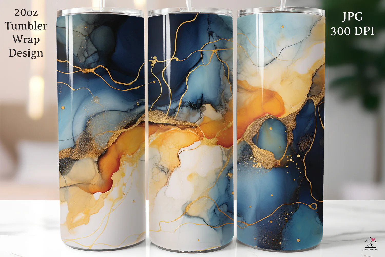 Alcohol Ink 20oz Tumbler Wrap Bundle Sublimation Designs JPG - Image 8