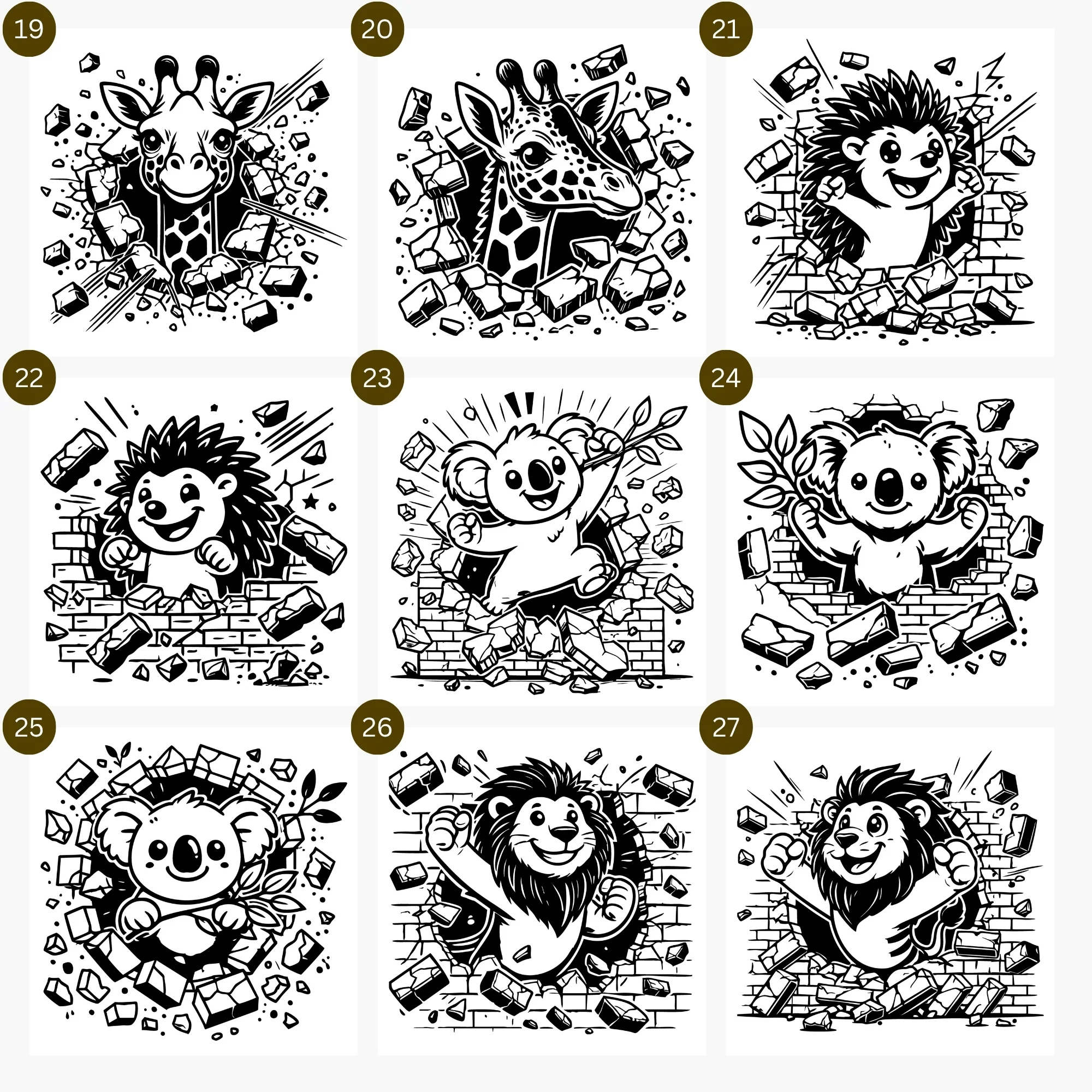 Animal Breakout SVG Bundle - Image 4