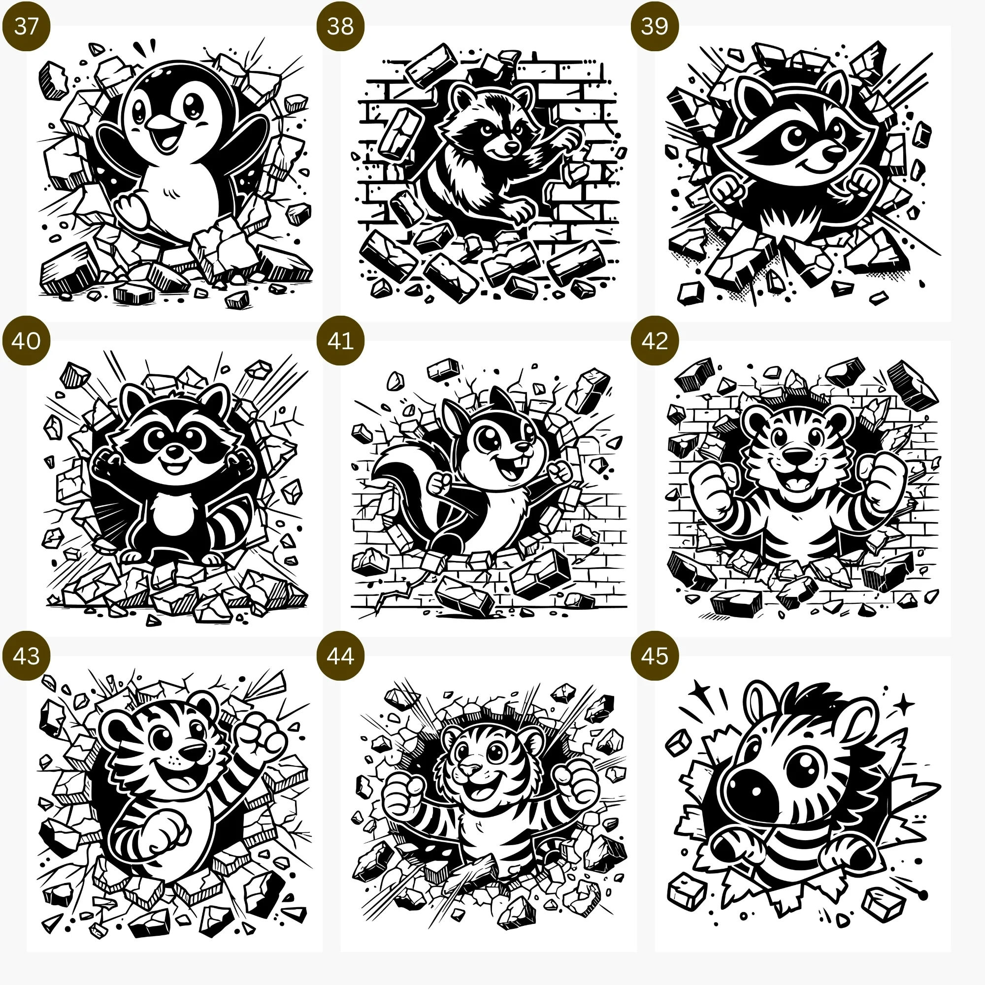 Animal Breakout SVG Bundle - Image 6
