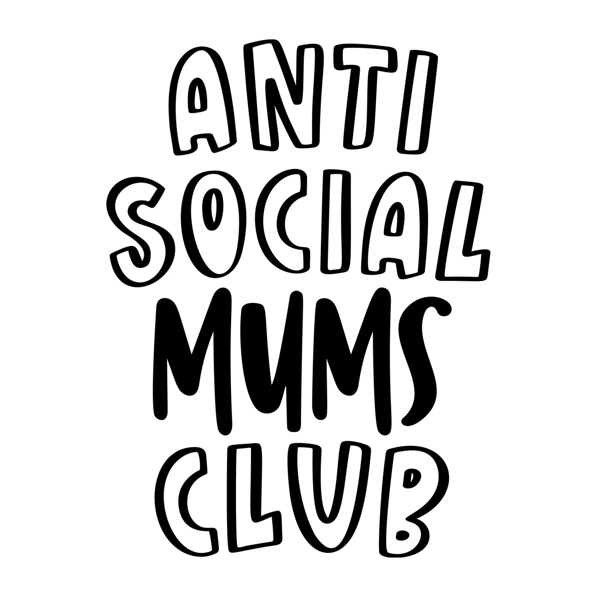 Antisocial Mums Club SVG