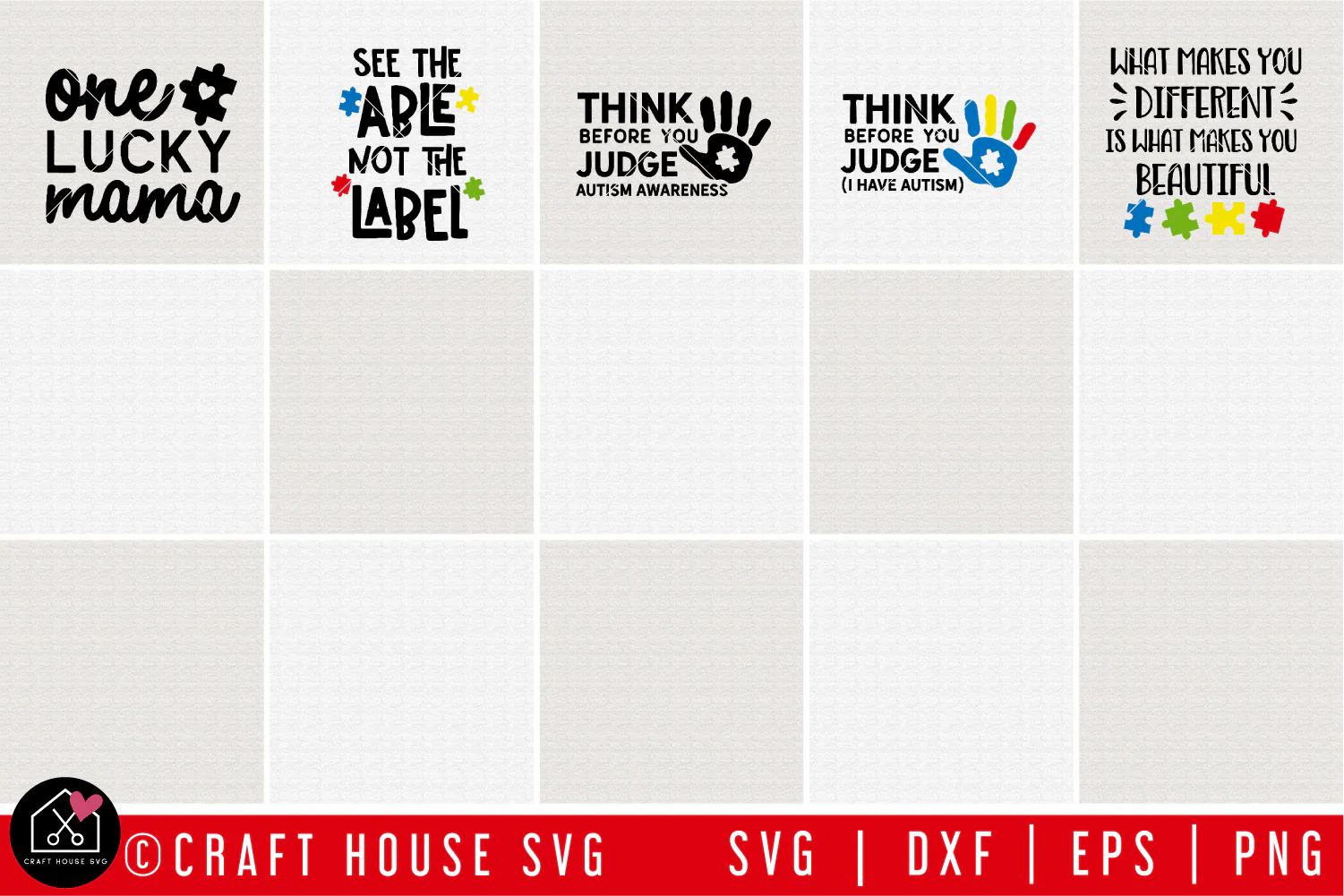 Autism SVG Bundle - Image 4