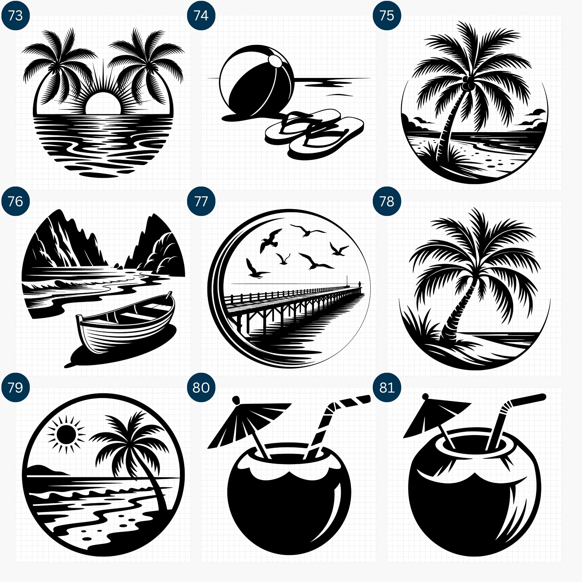 Beach SVG Bundle - Image 10