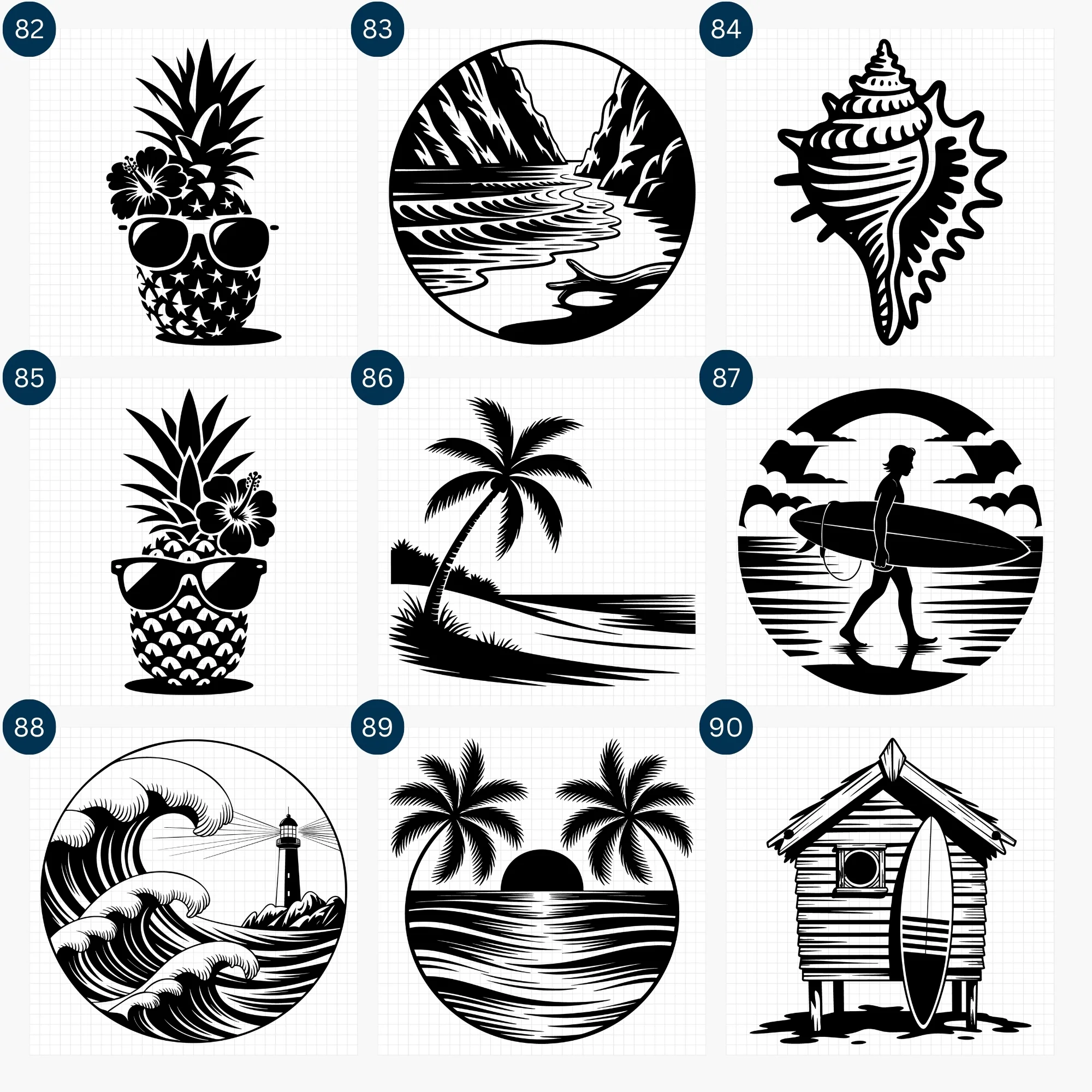 Beach SVG Bundle - Image 11