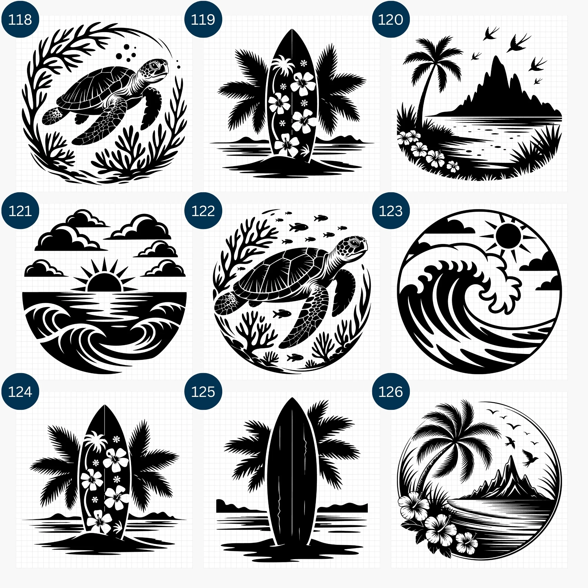 Beach SVG Bundle - Image 15