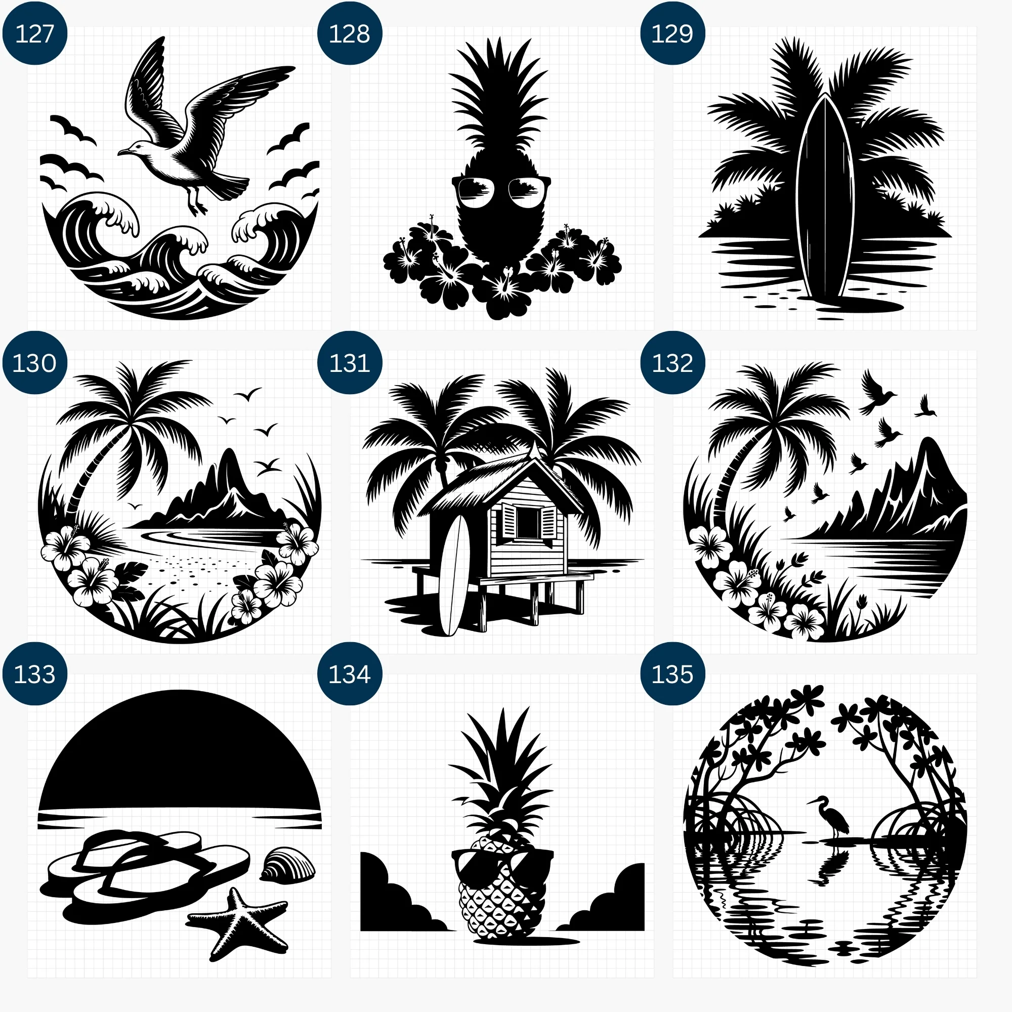 Beach SVG Bundle - Image 16
