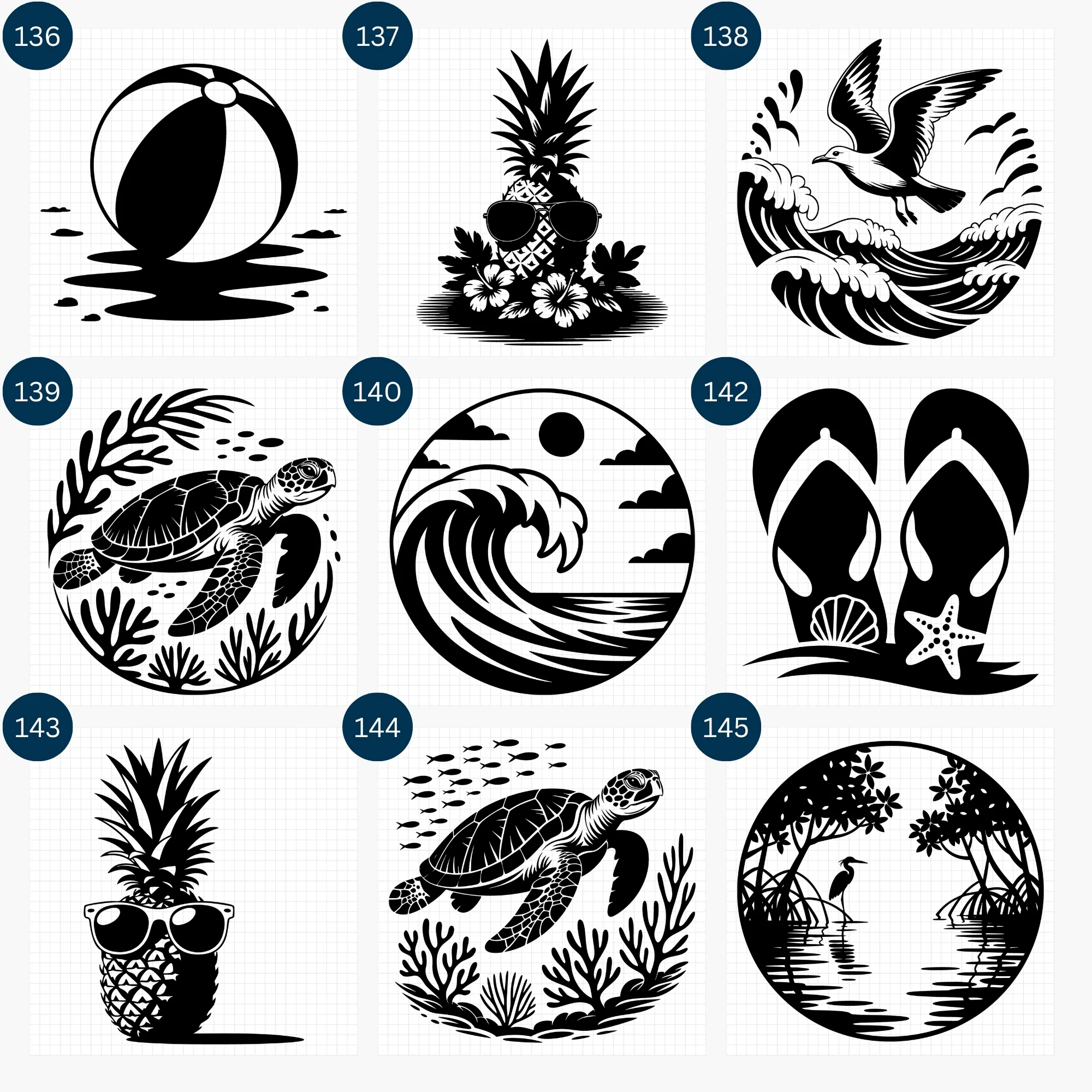 Beach SVG Bundle - Image 17