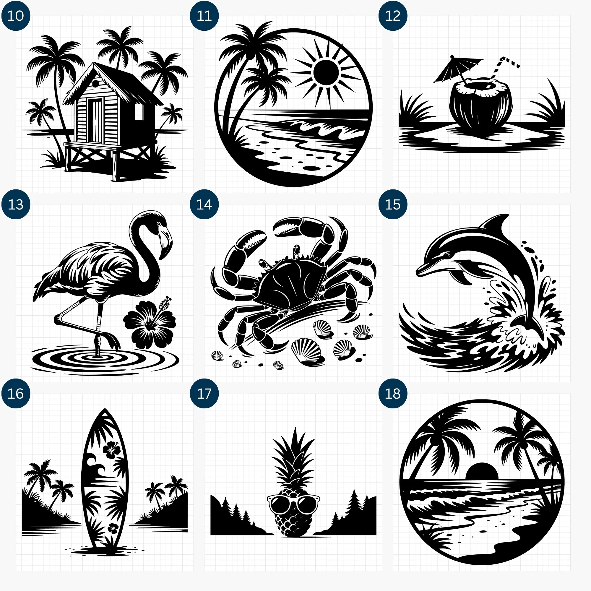 Beach SVG Bundle - Image 3