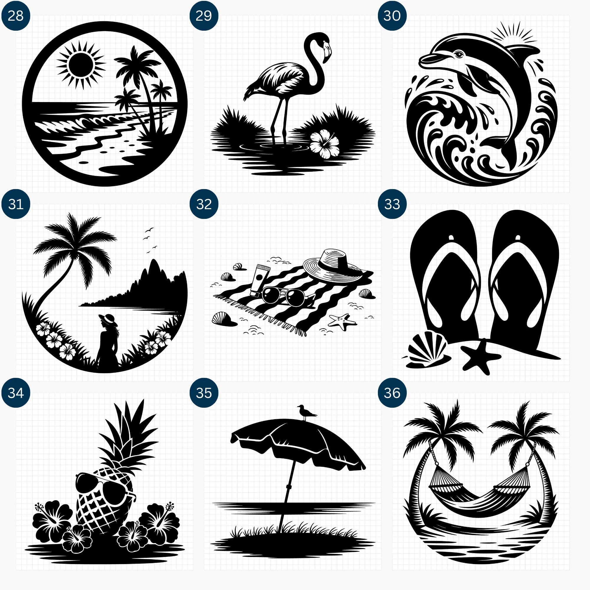 Beach SVG Bundle - Image 5