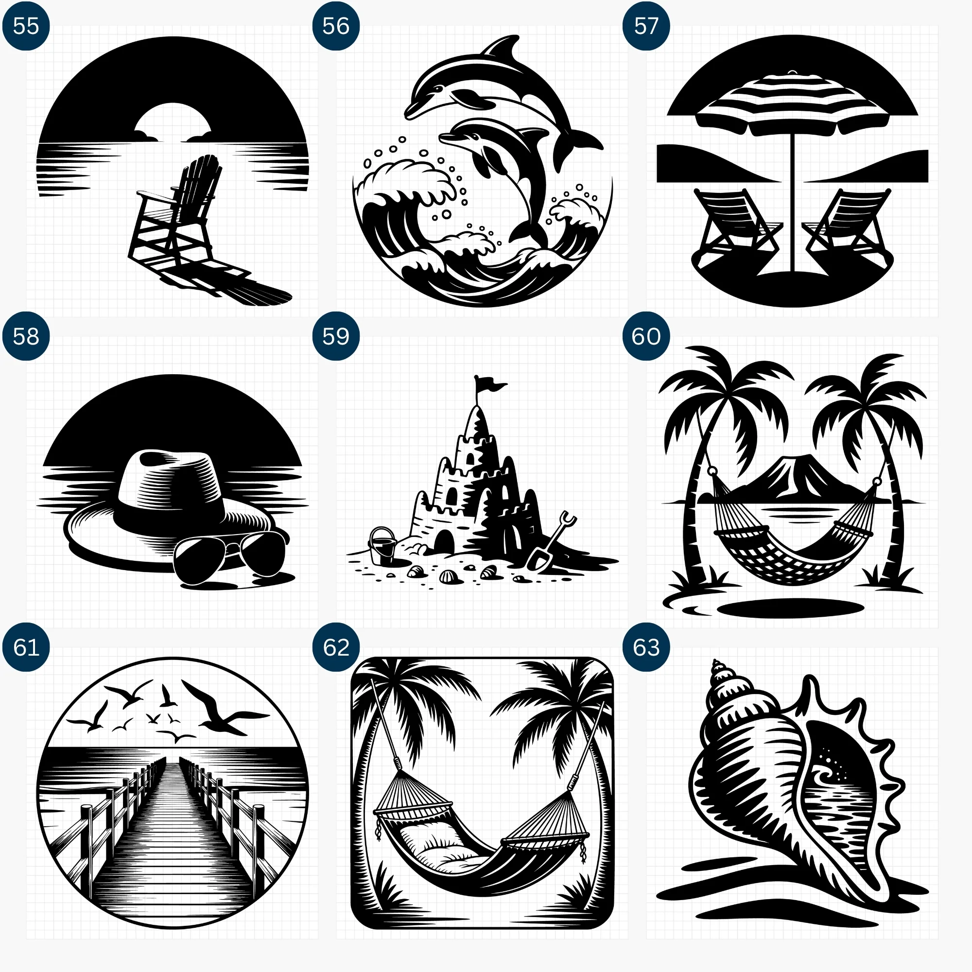 Beach SVG Bundle - Image 8