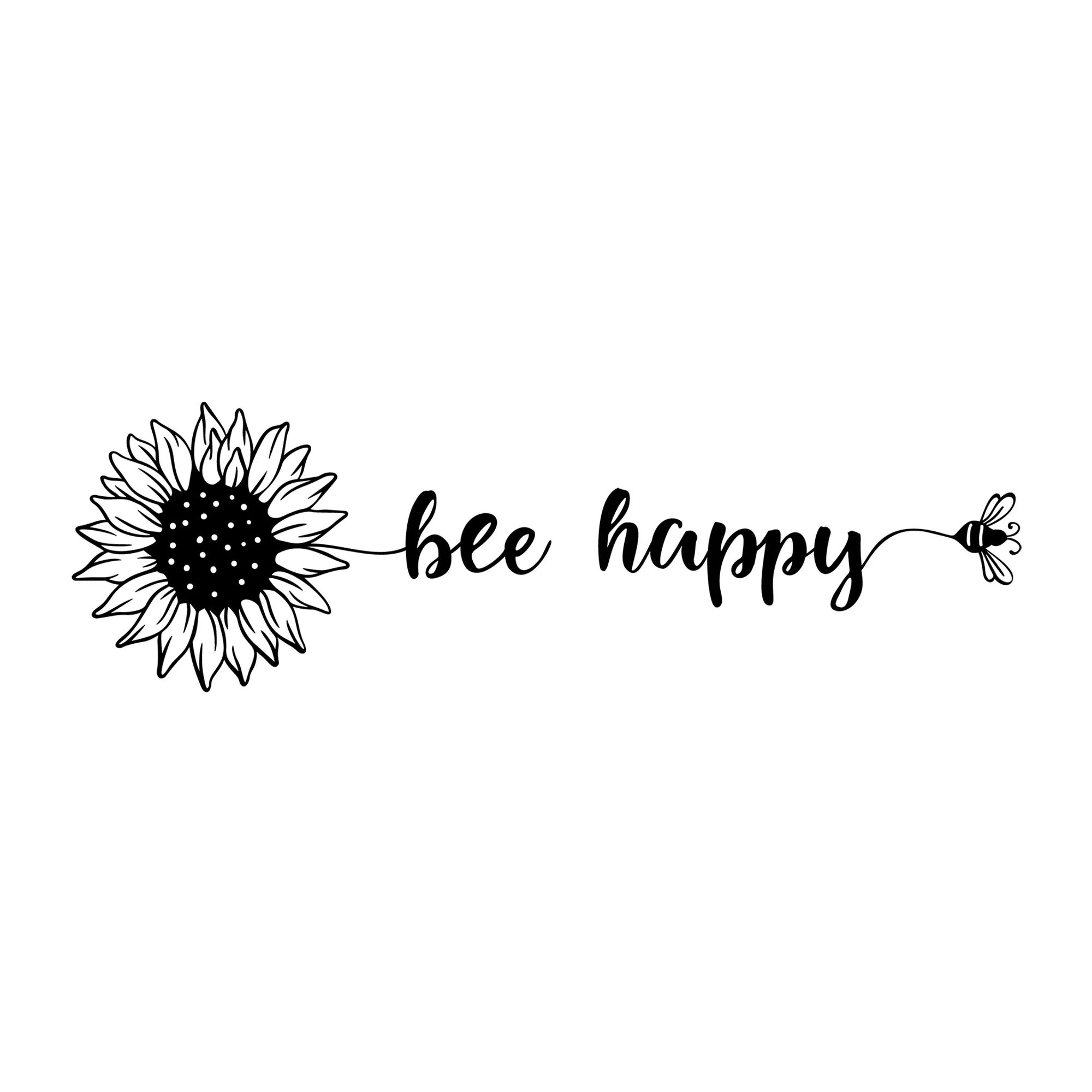 Bee Happy SVG