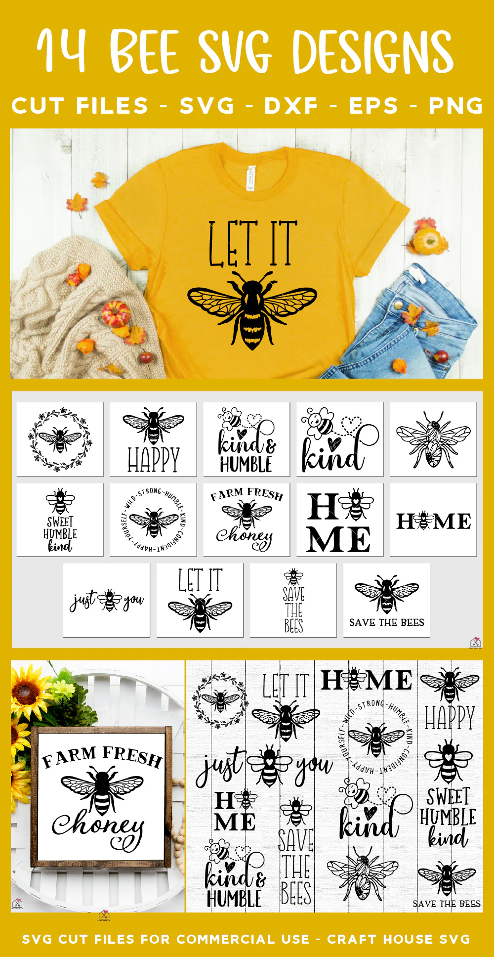 Bee Quotes SVG Bundle - Image 4