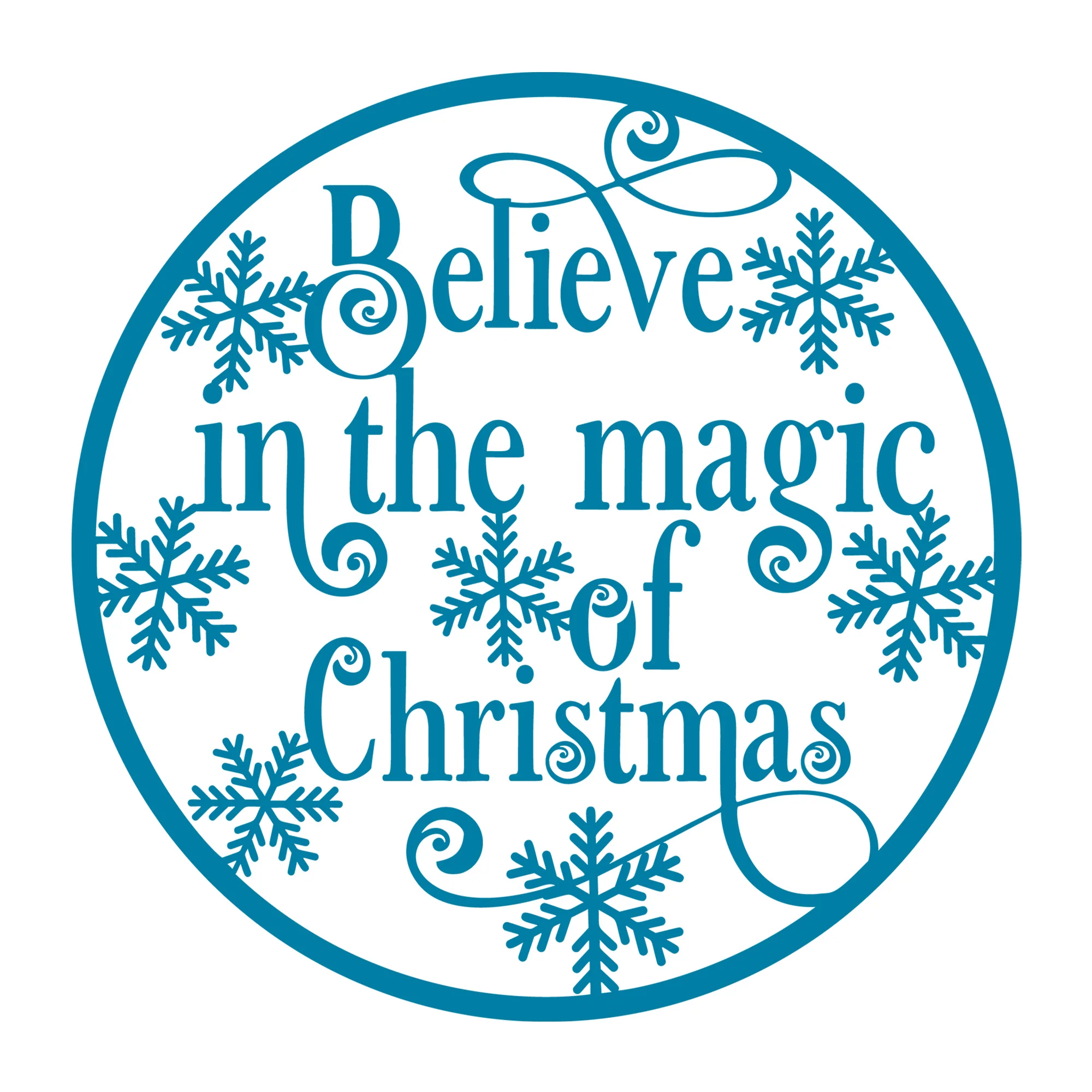 Believe In The Magic Of Christmas SVG
