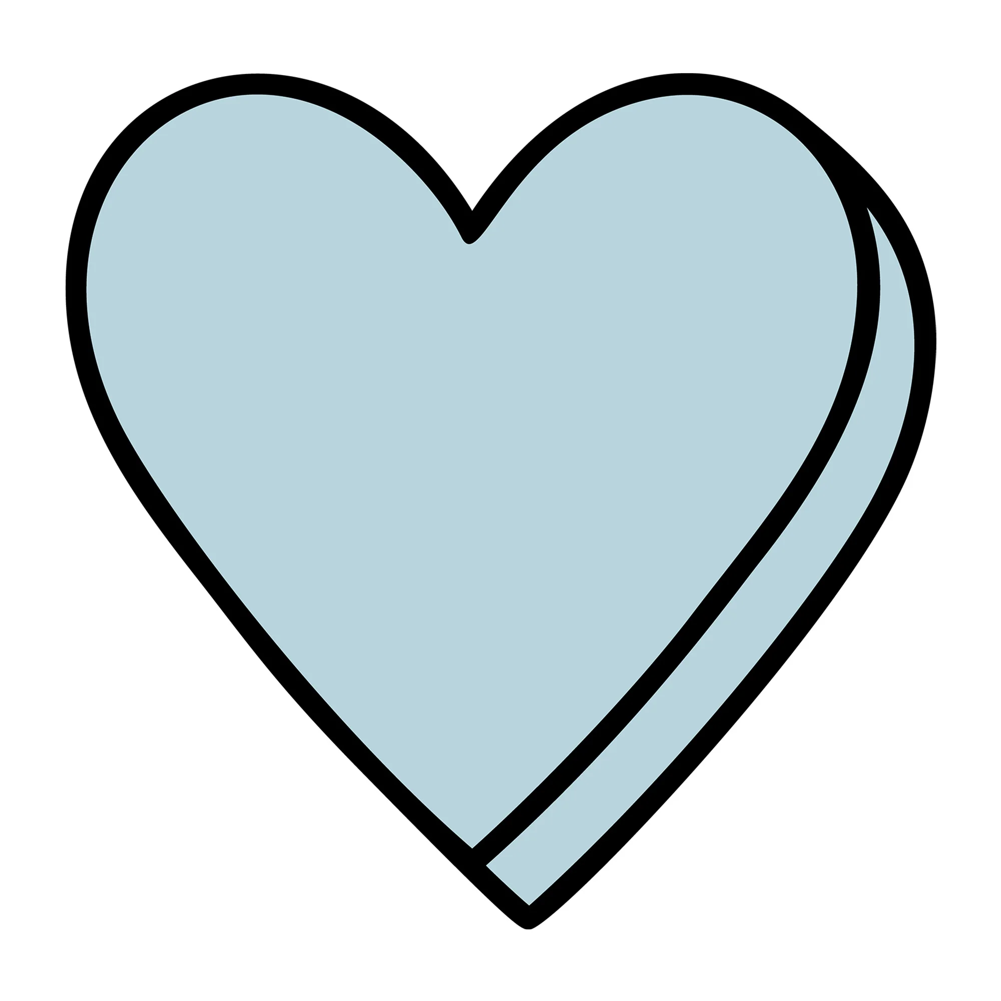 Blank Blue Purple Conversation Heart SVG
