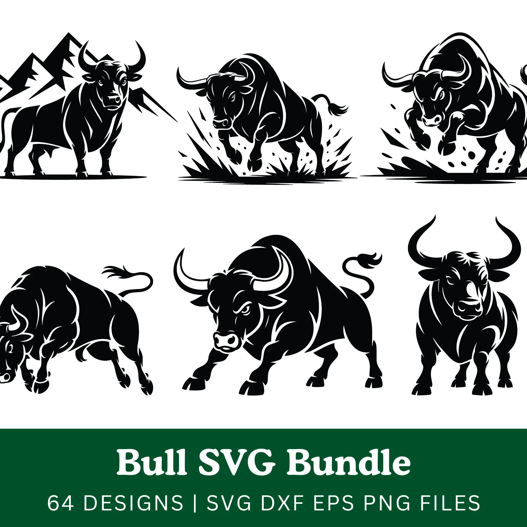 Bull SVG Bundle