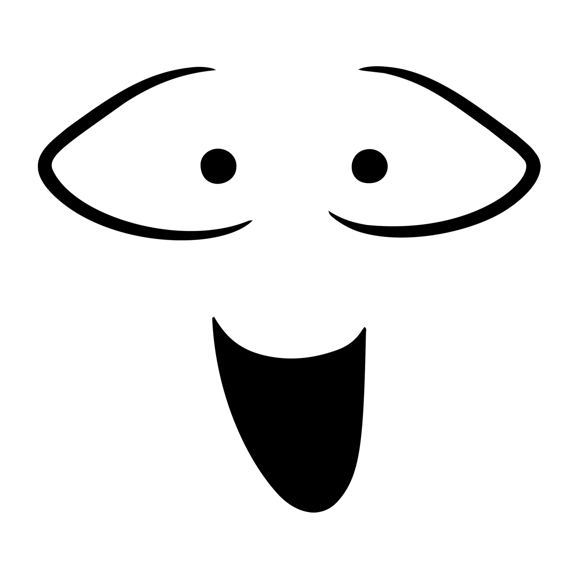 Cartoon Face SVG