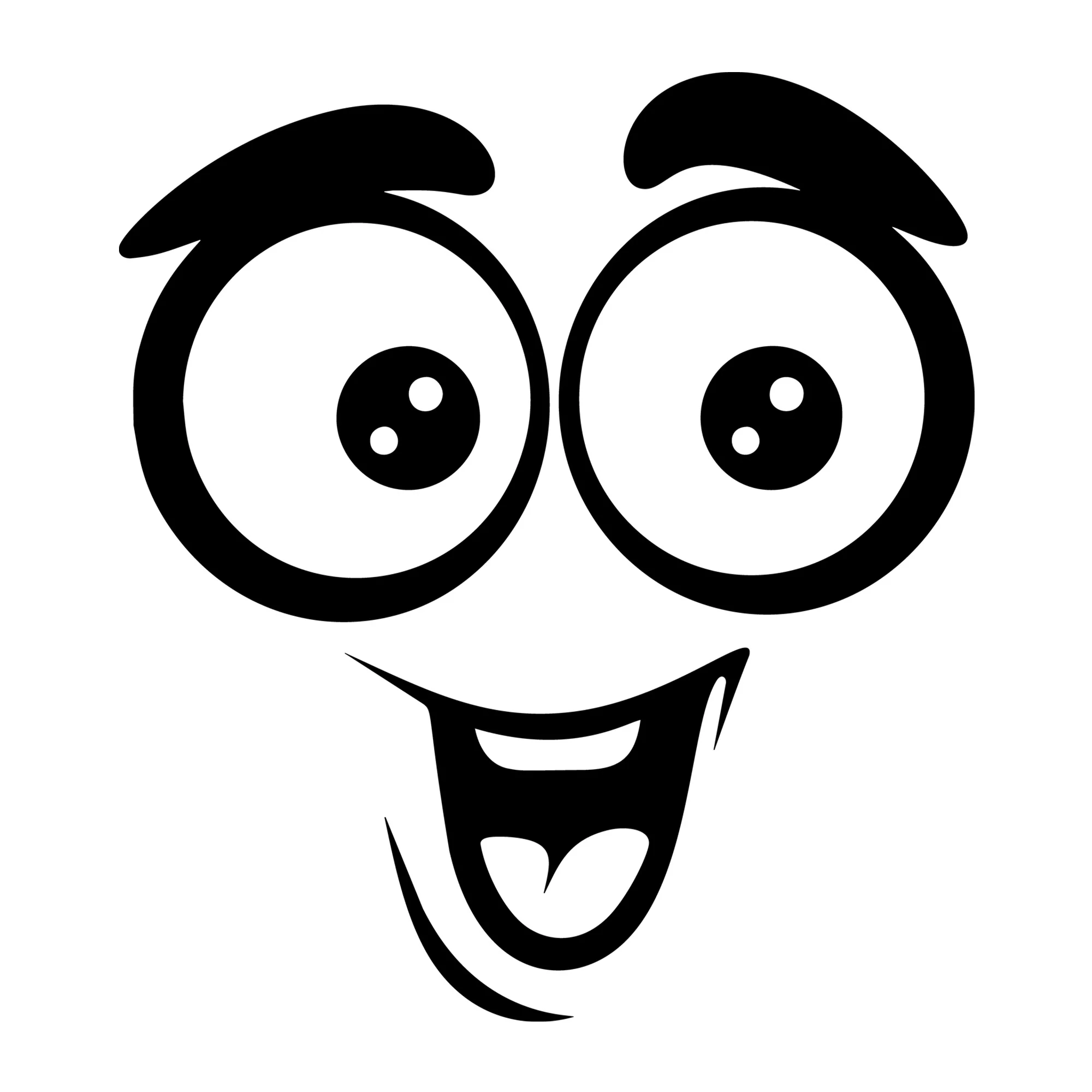 Cartoon Face SVG