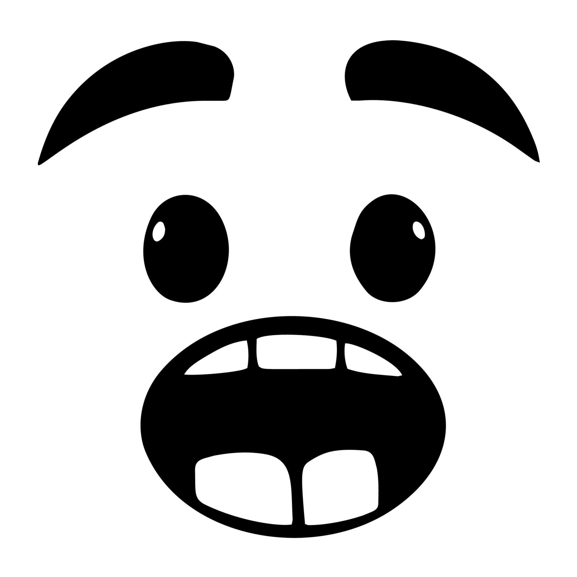 Cartoon Face SVG