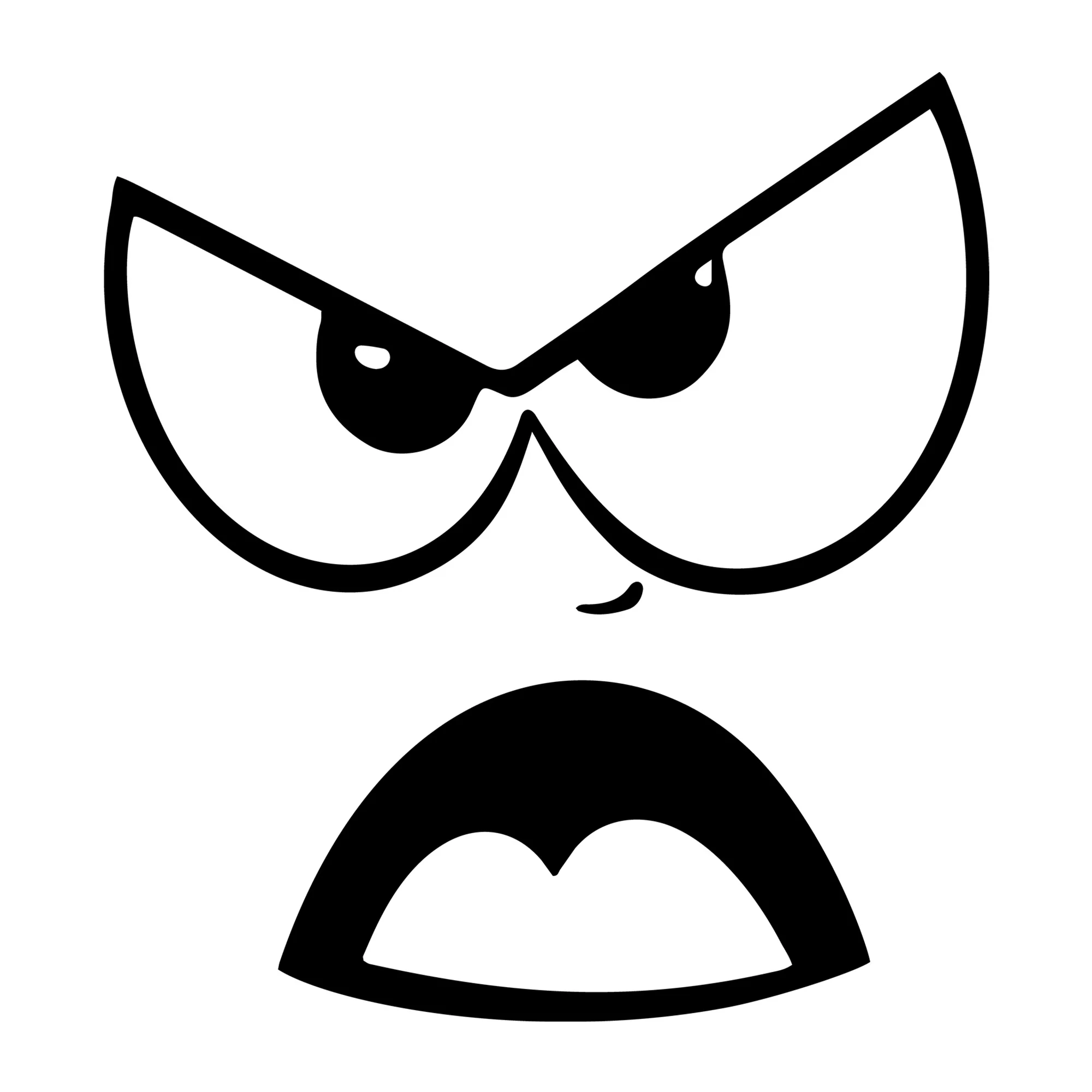 Cartoon Face SVG