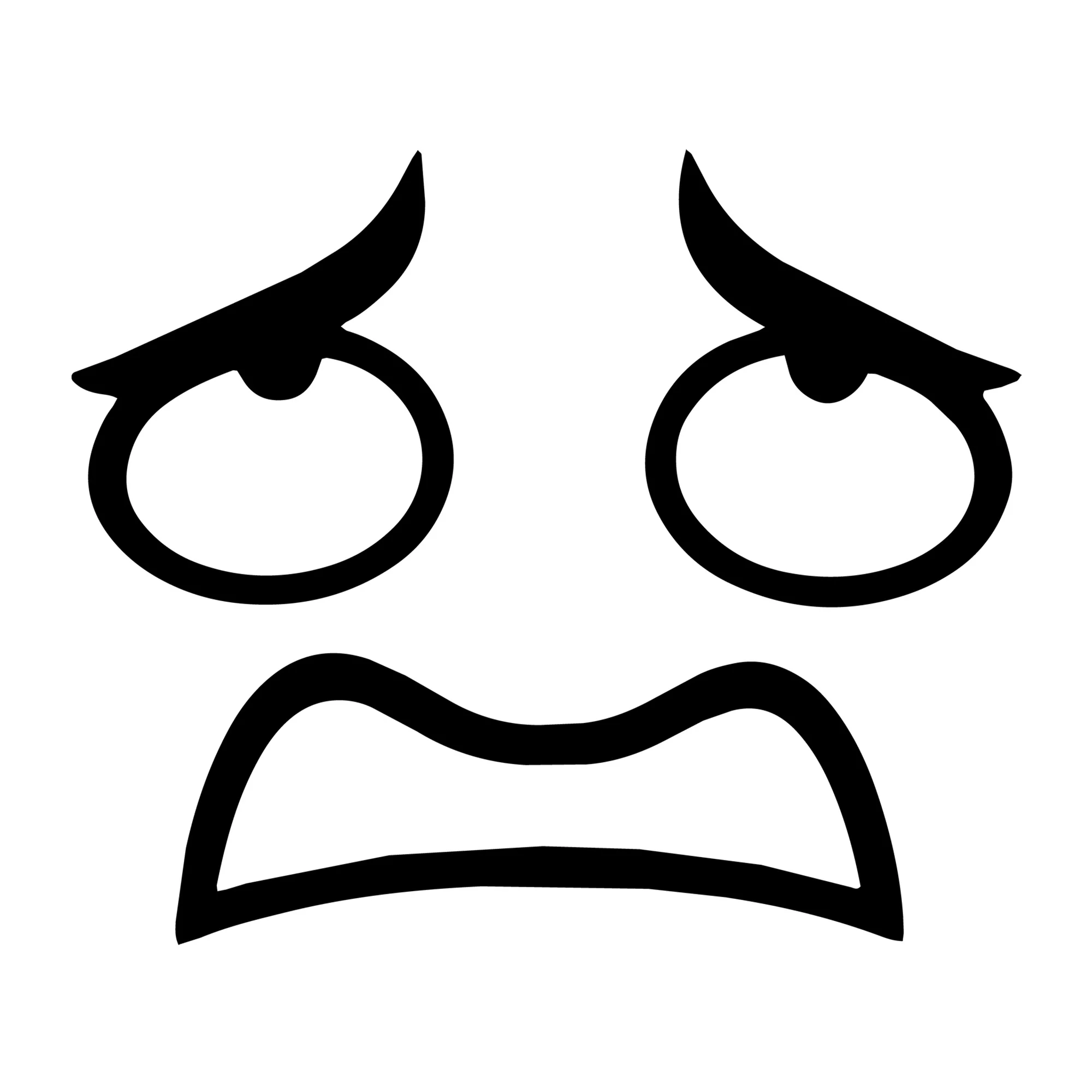 Cartoon Face SVG