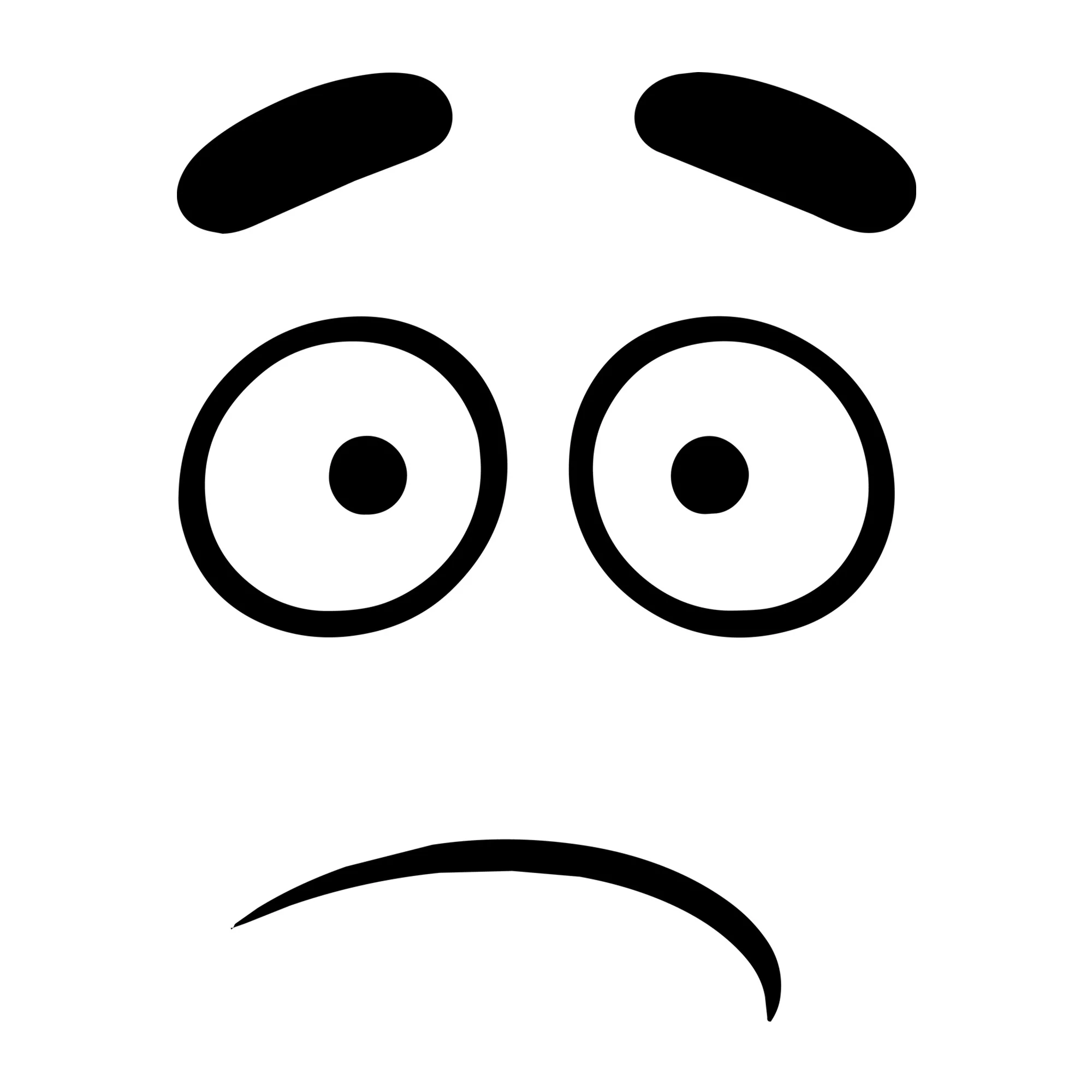 Cartoon Face SVG