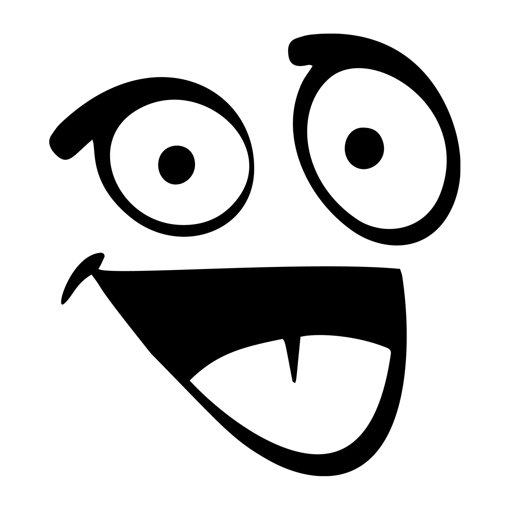 Cartoon Face SVG