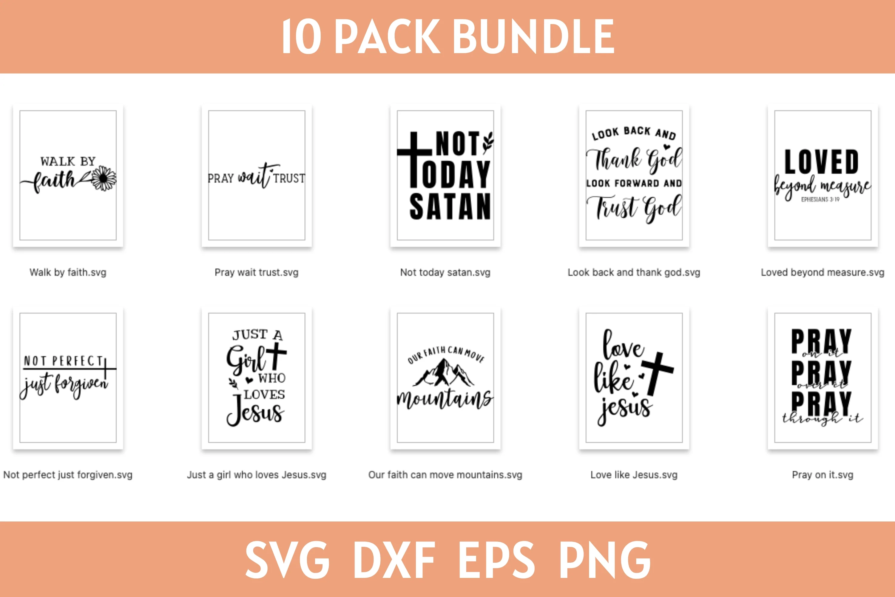 Christian SVG Bundle Scripture Bundle - Image 3