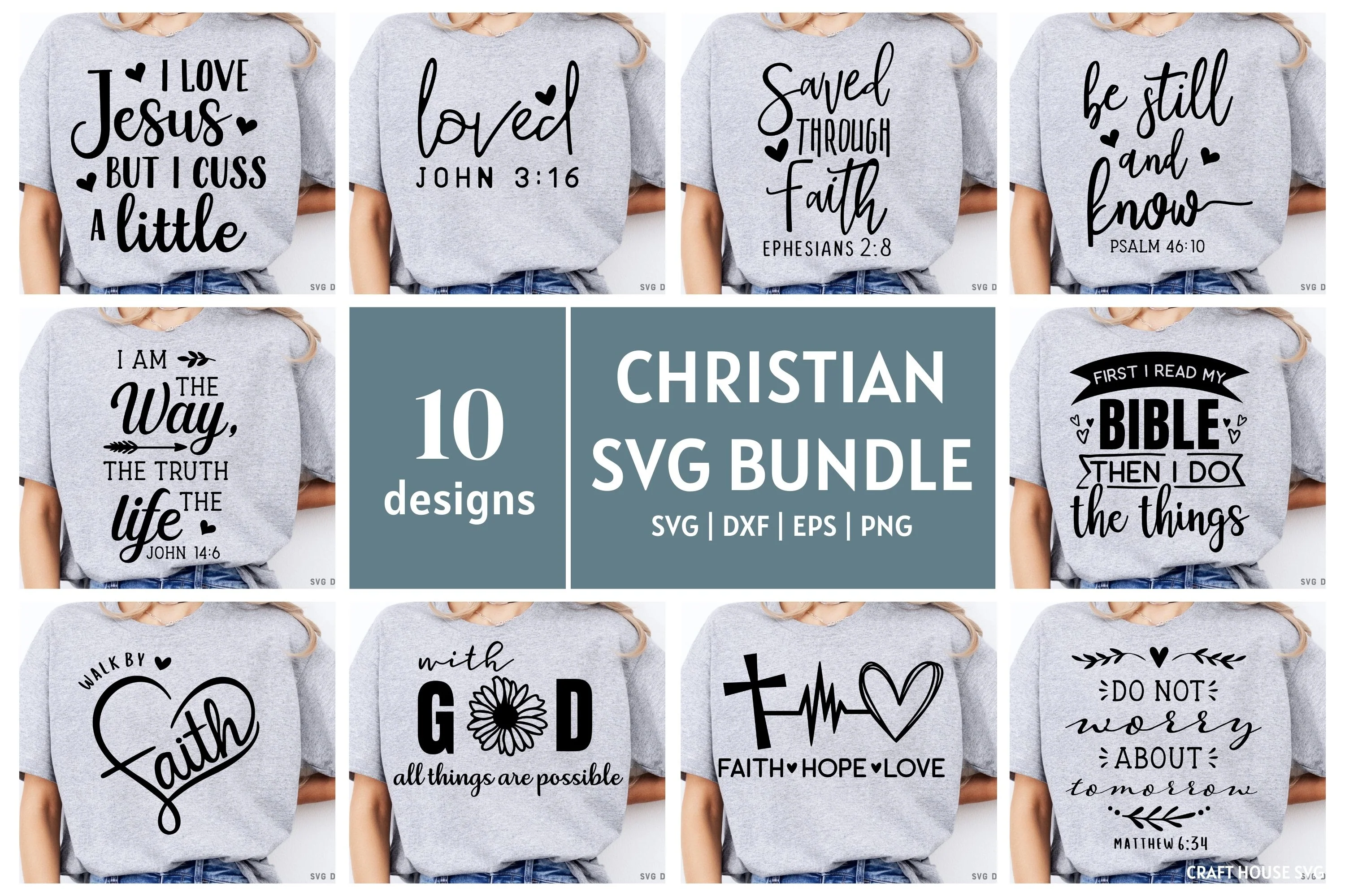 Christian SVG Bundle Scripture Bundle - Image 3