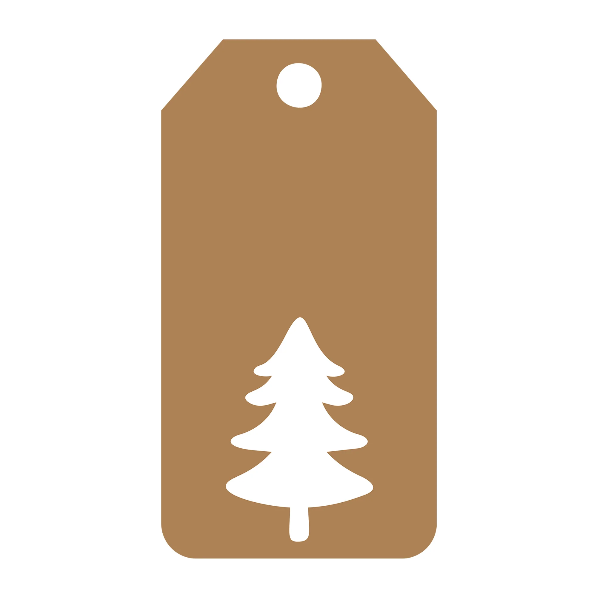 Christmas Tree Gift Tag SVG