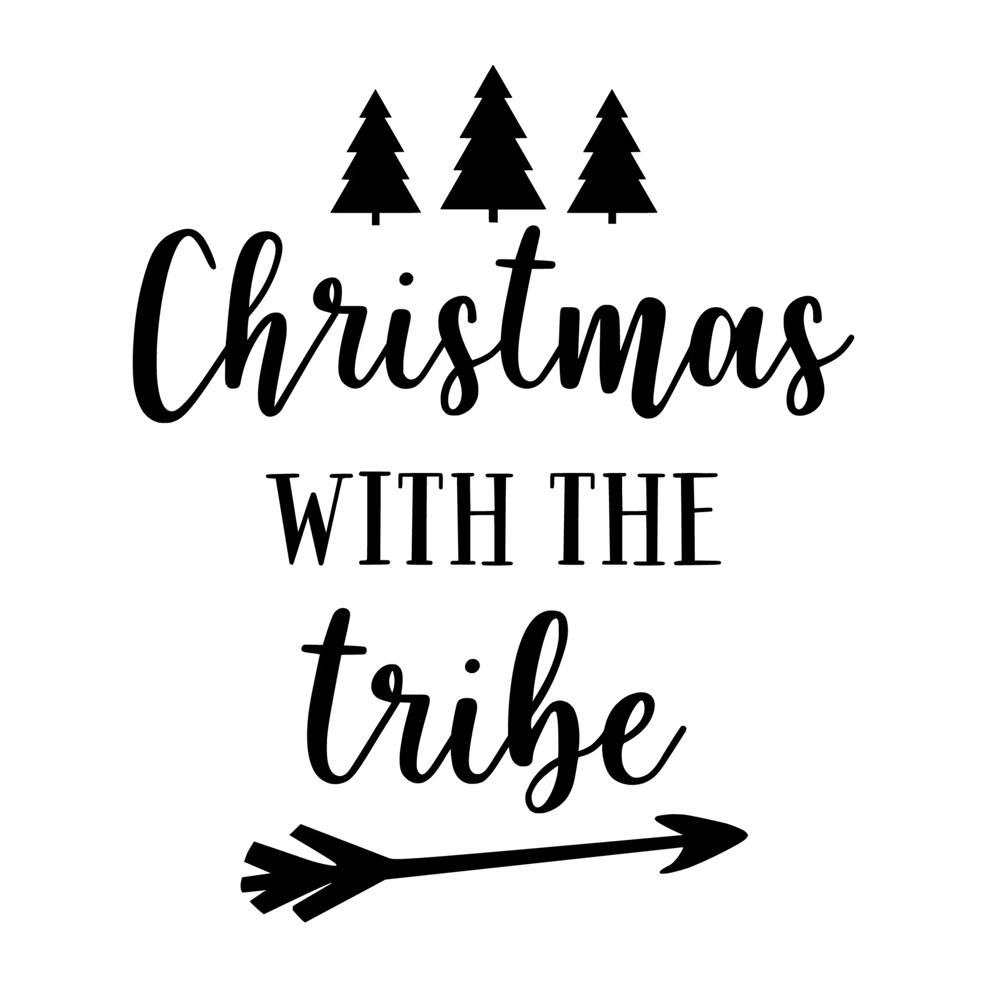 Christmas With The Tribe SVG