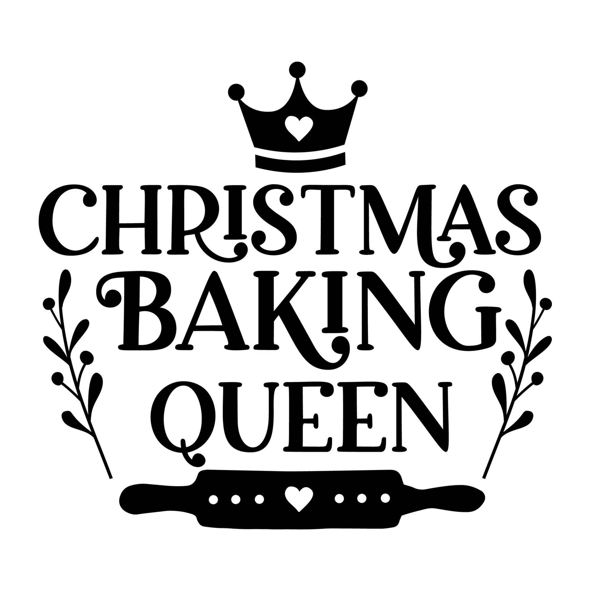Christmas Baking Queen SVG