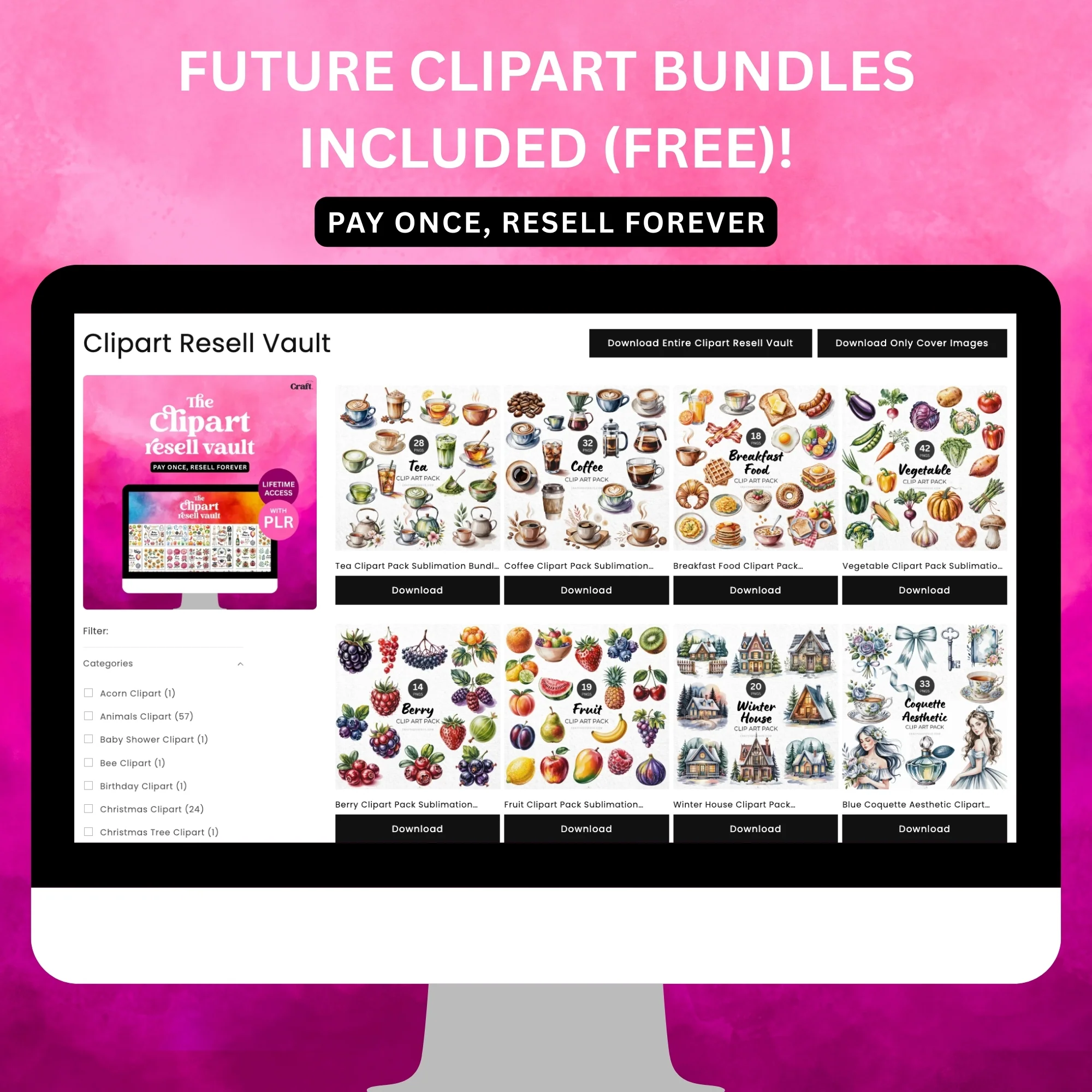 The Clipart Vault Lifetime Access - Image 3