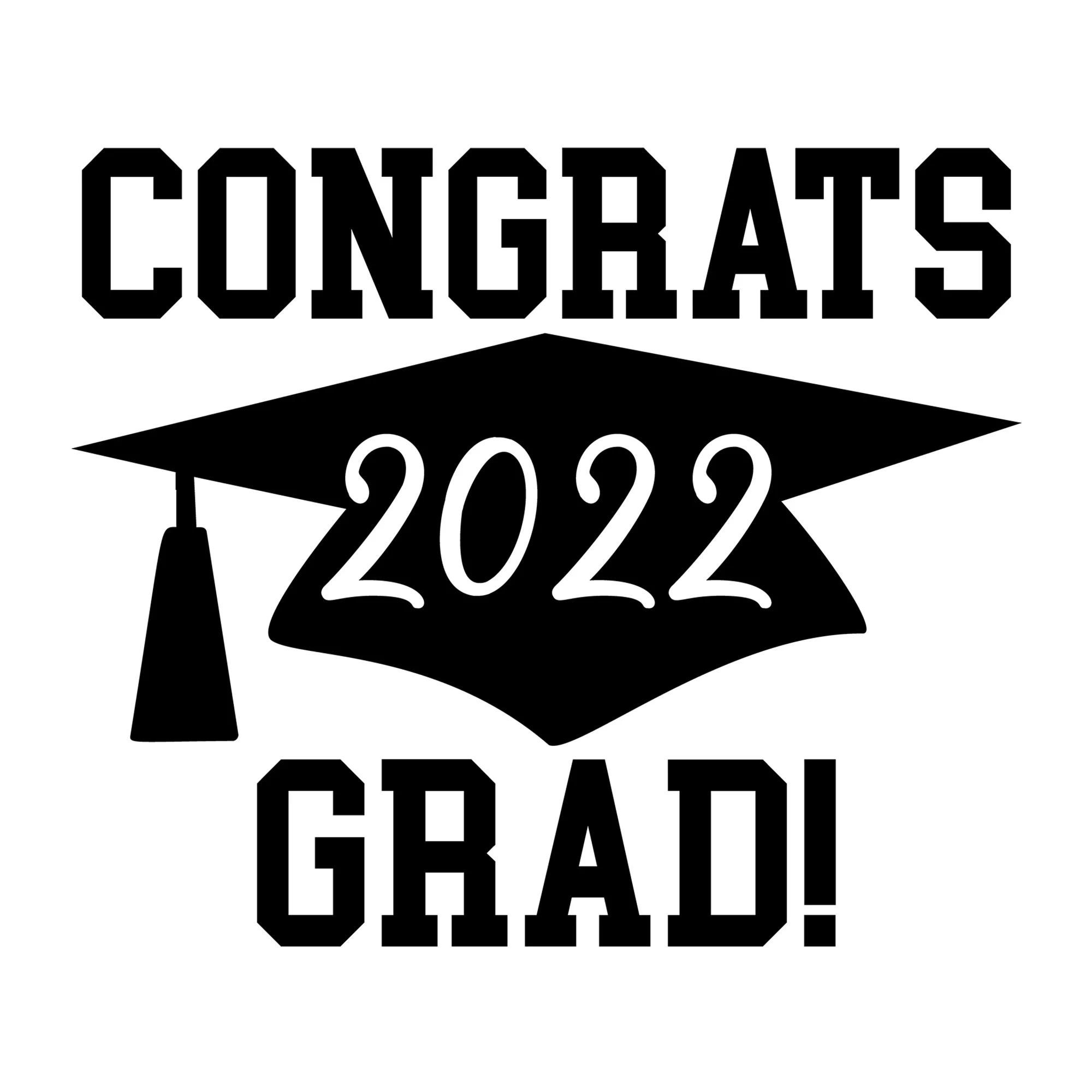 Congrats Grad 2022 SVG