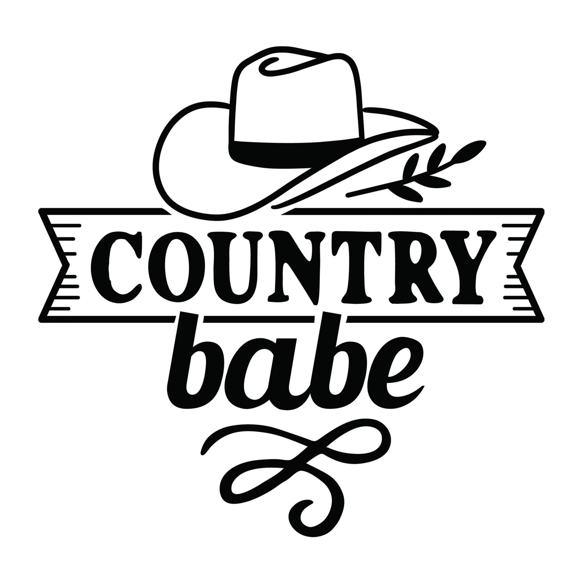 Country Babe SVG
