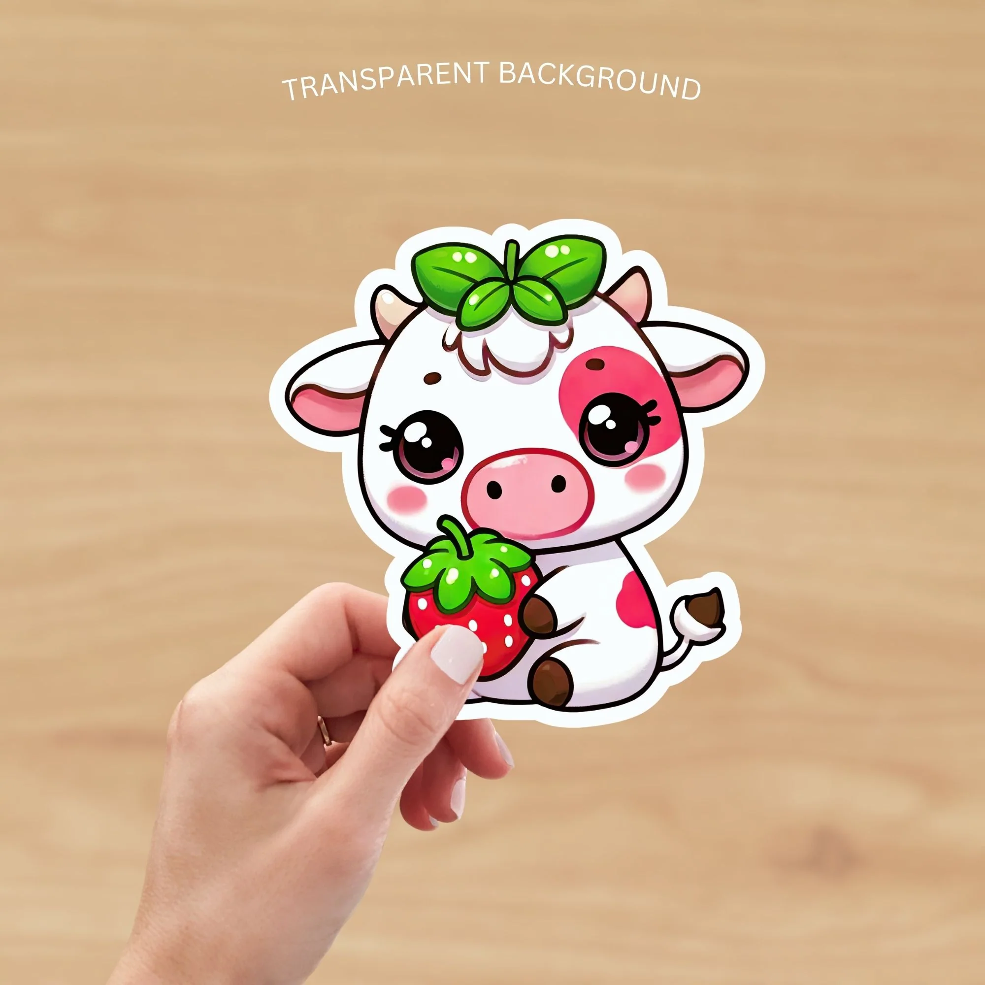 Cow Stickers Printable PNG - Image 2