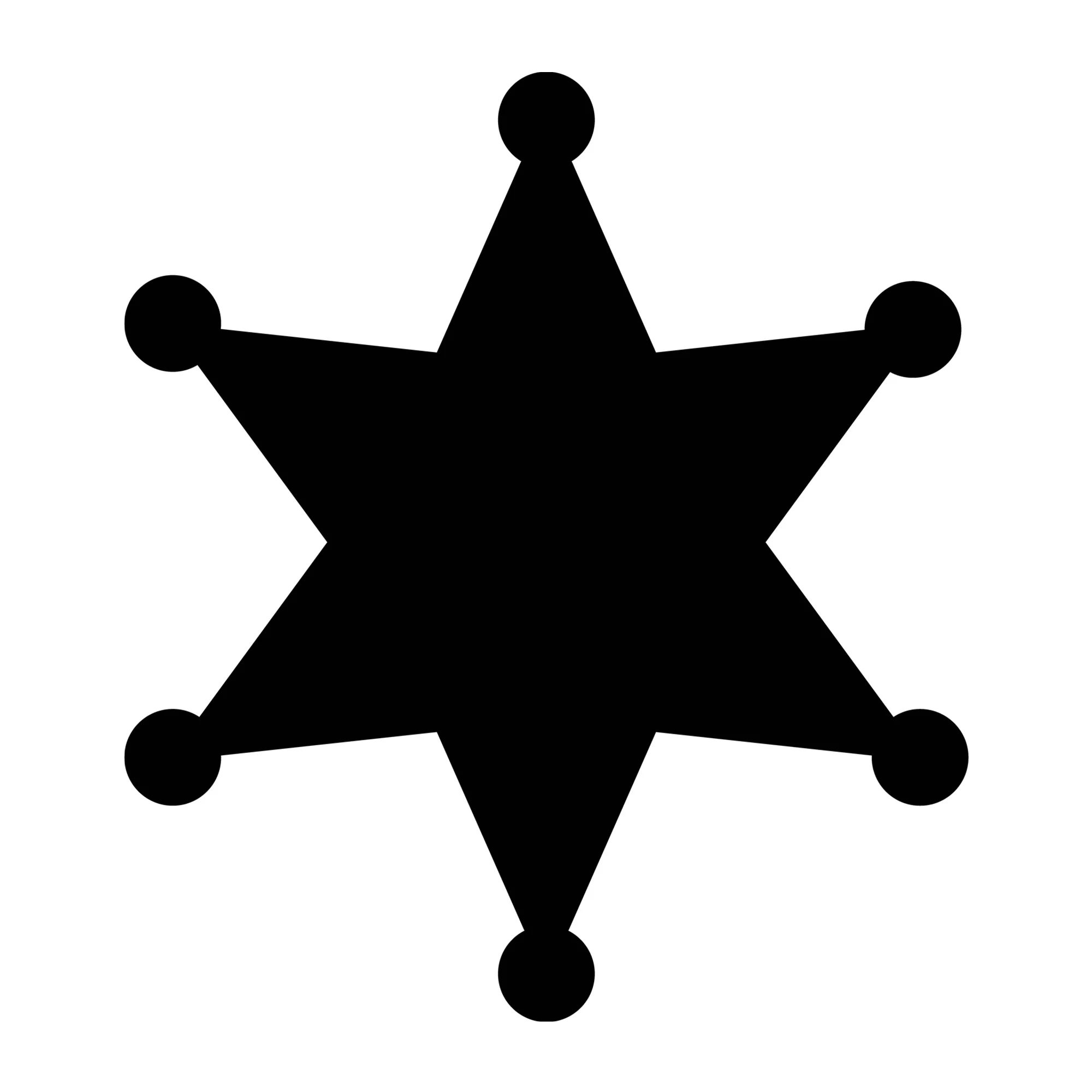 Cowboy Badge SVG