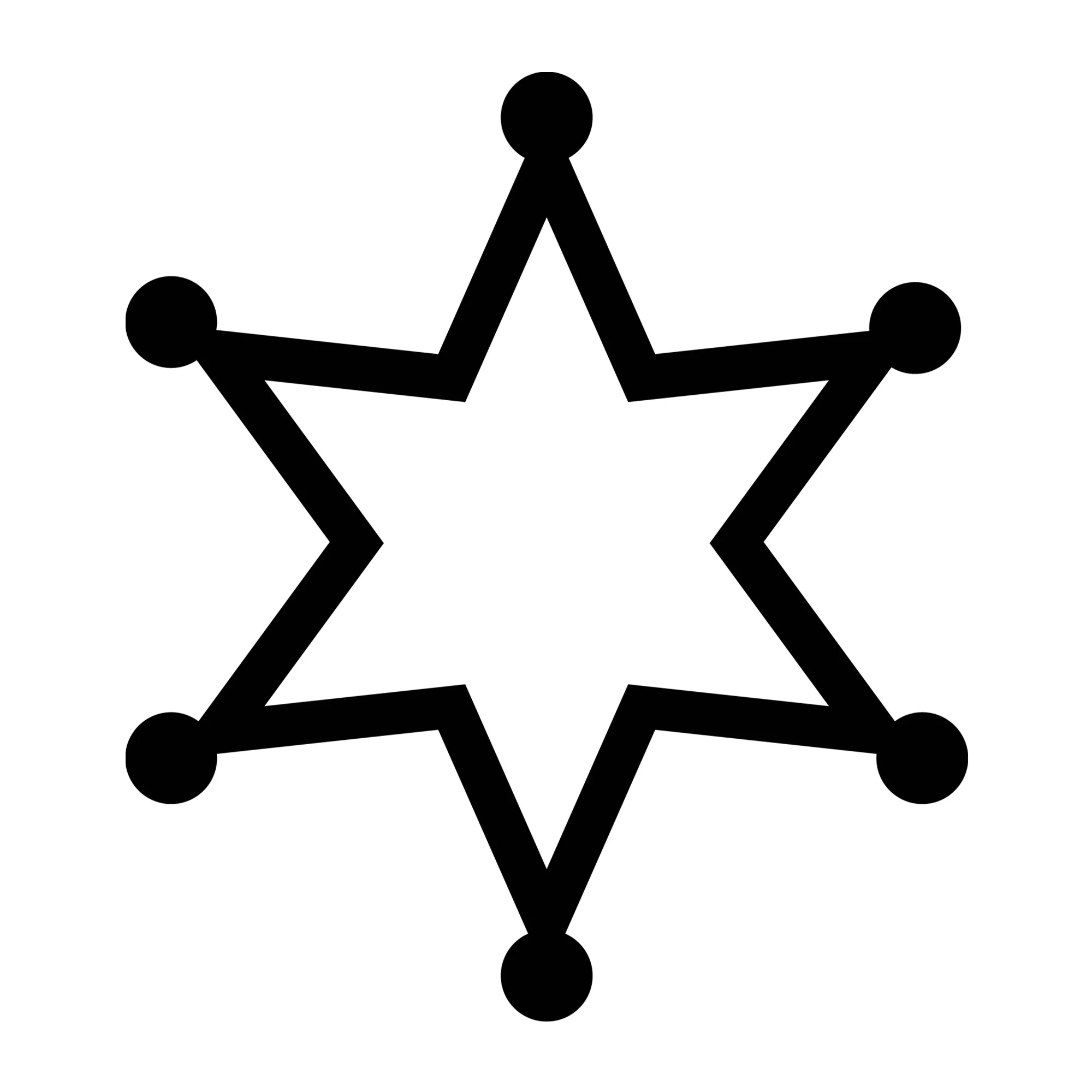 Cowboy Badge SVG
