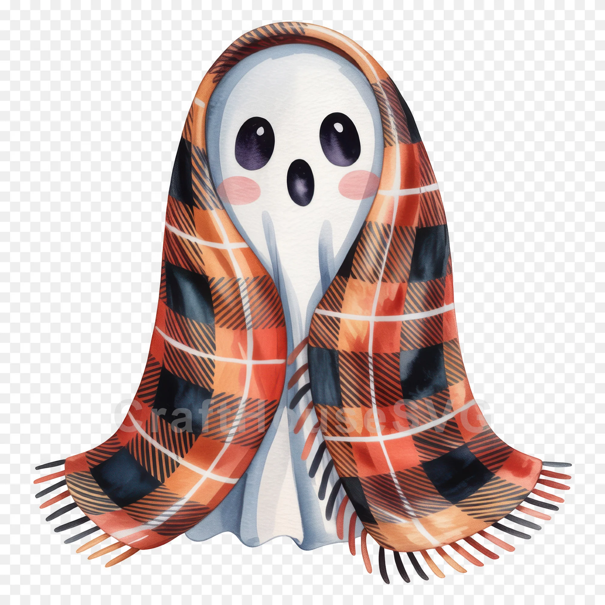 Cute Halloween Ghost Clipart Sublimation Bundle PNG - Image 25