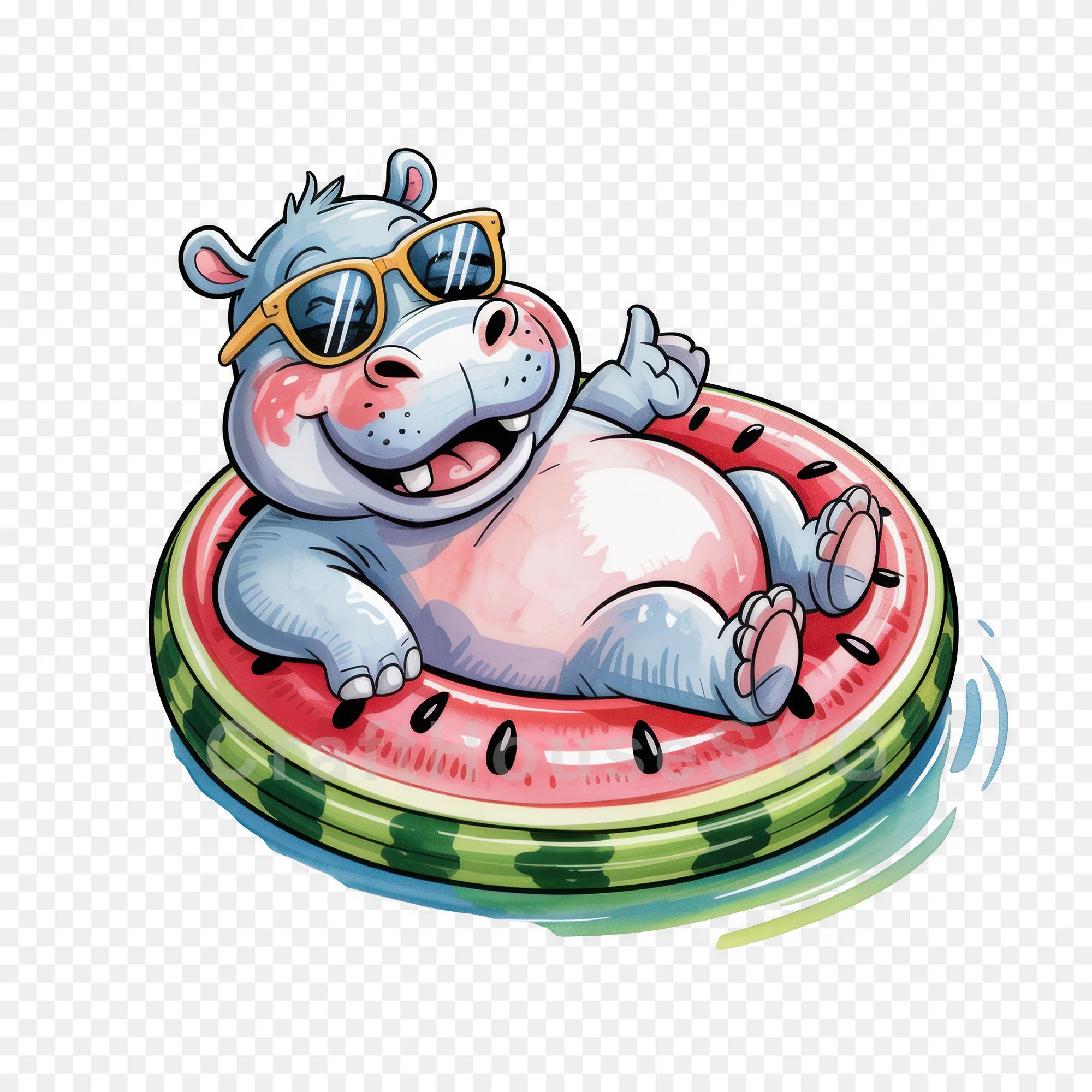 Cute Summer Animals Clipart Bundle - Image 16