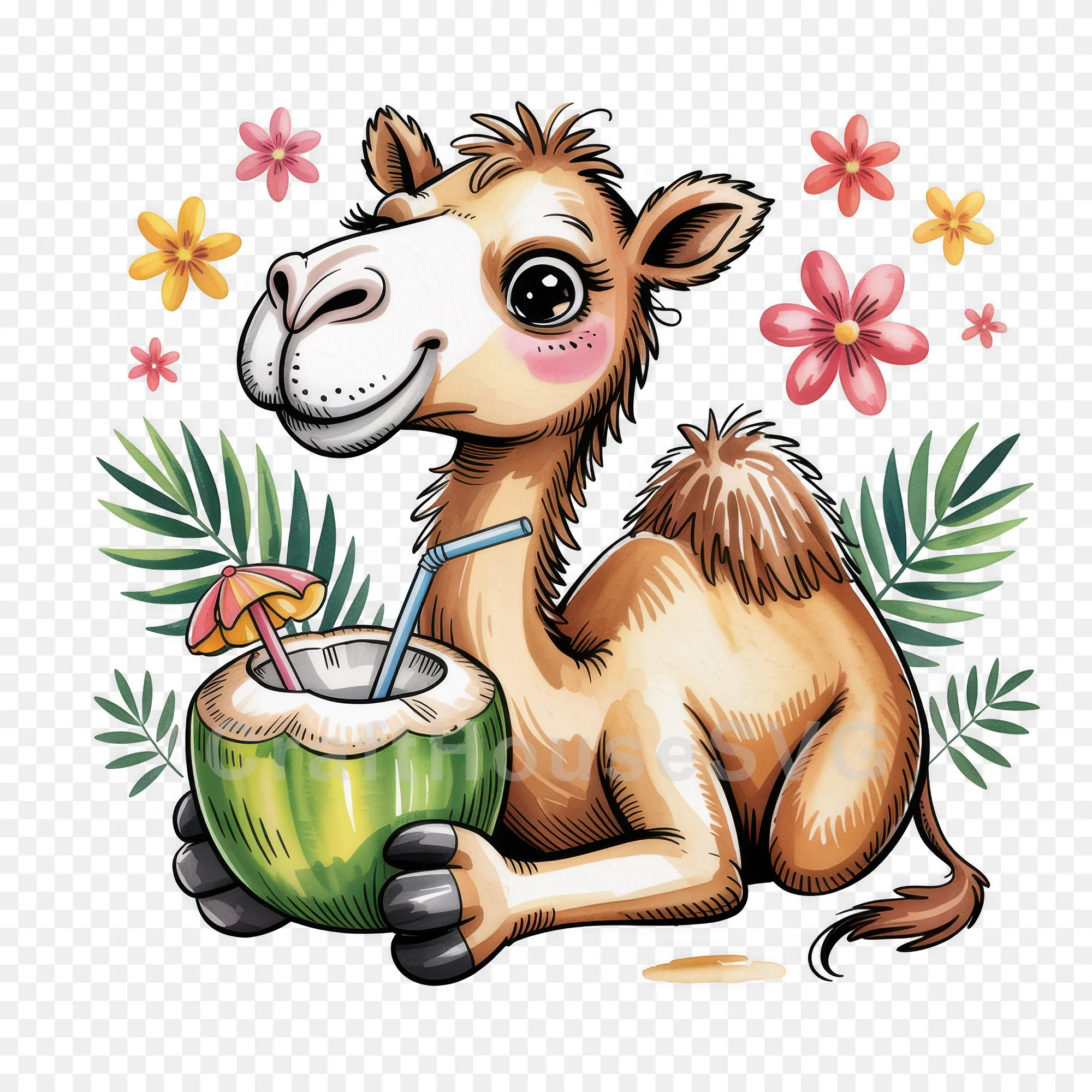 Cute Summer Animals Clipart Bundle - Image 2