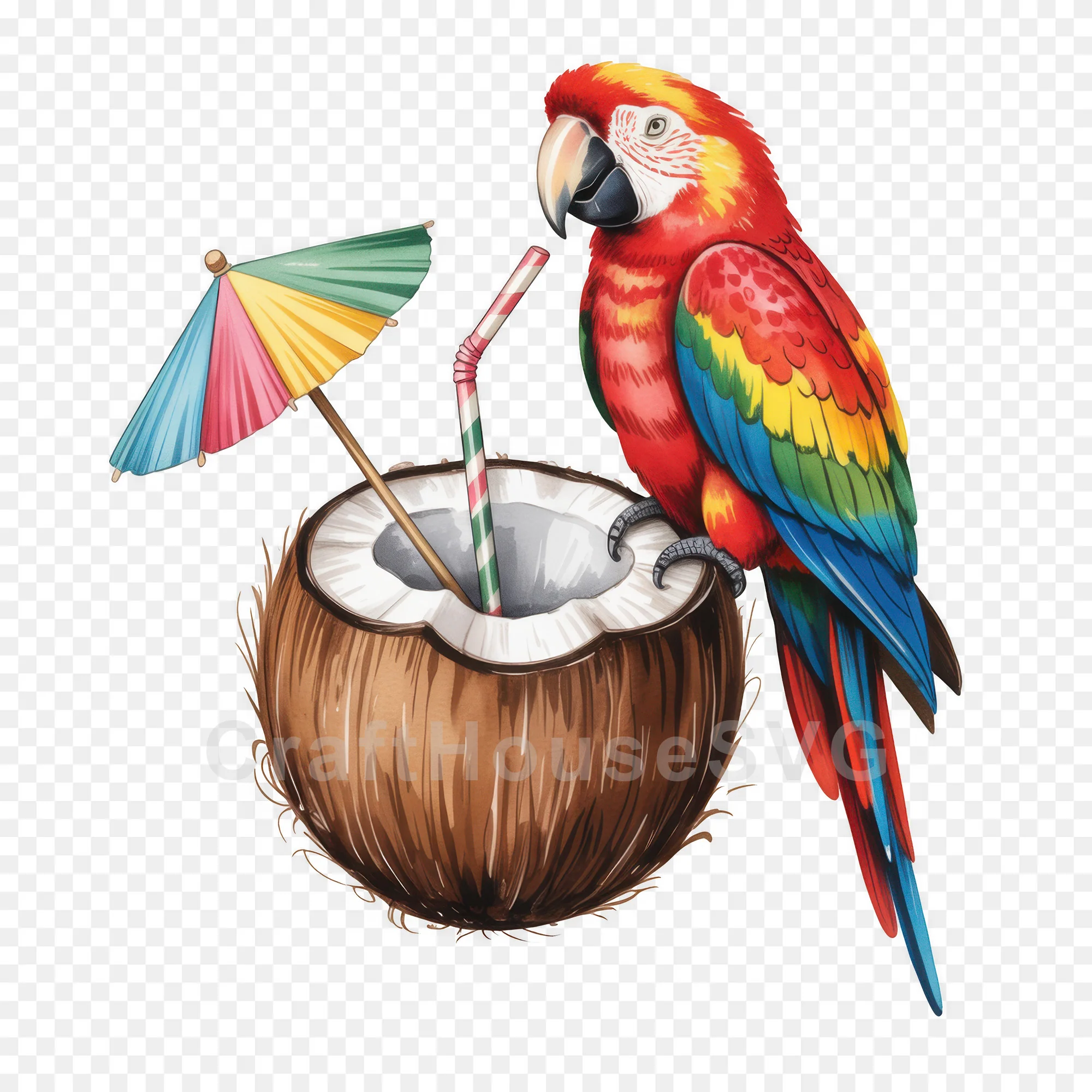 Cute Summer Animals Clipart Bundle - Image 22