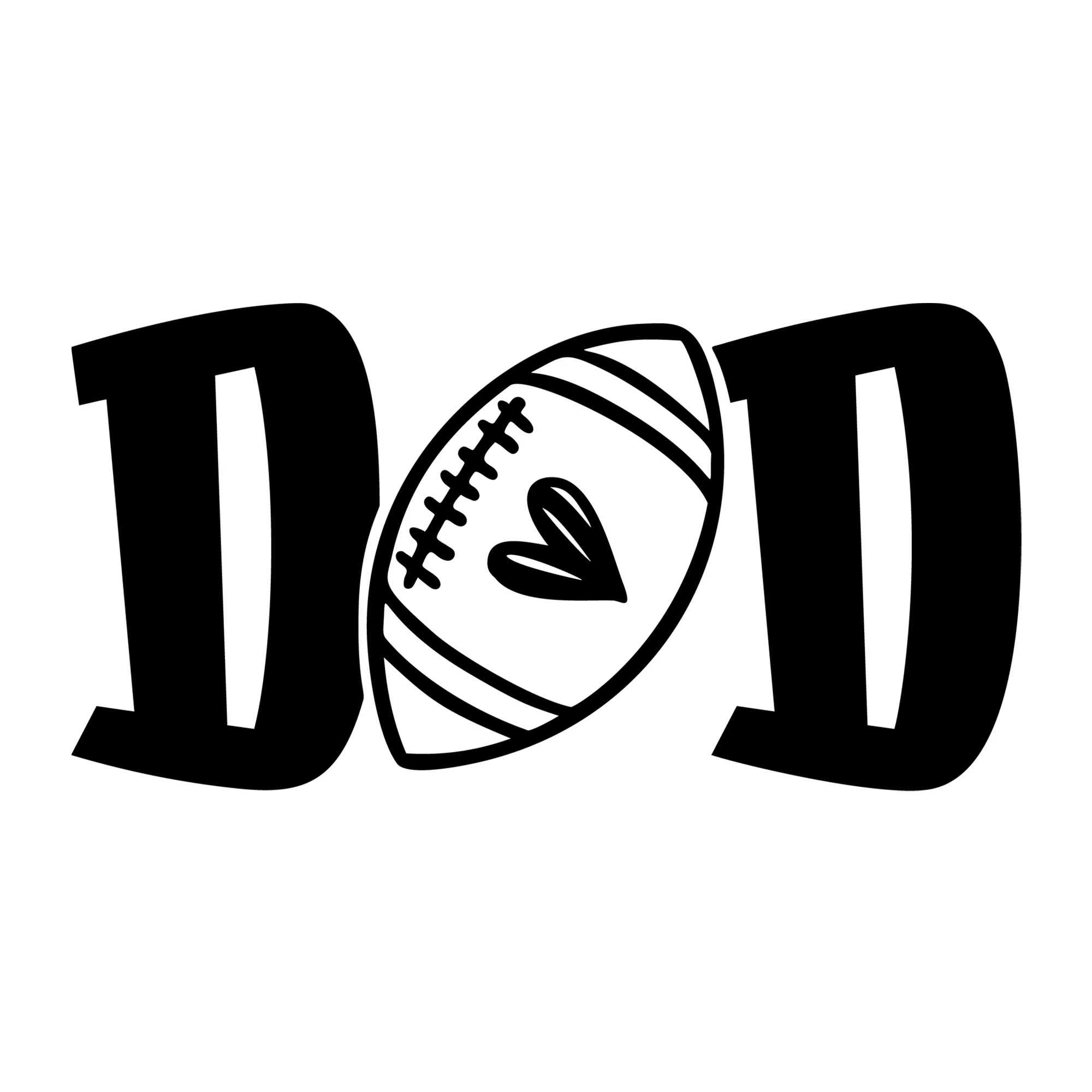 Dad Football SVG