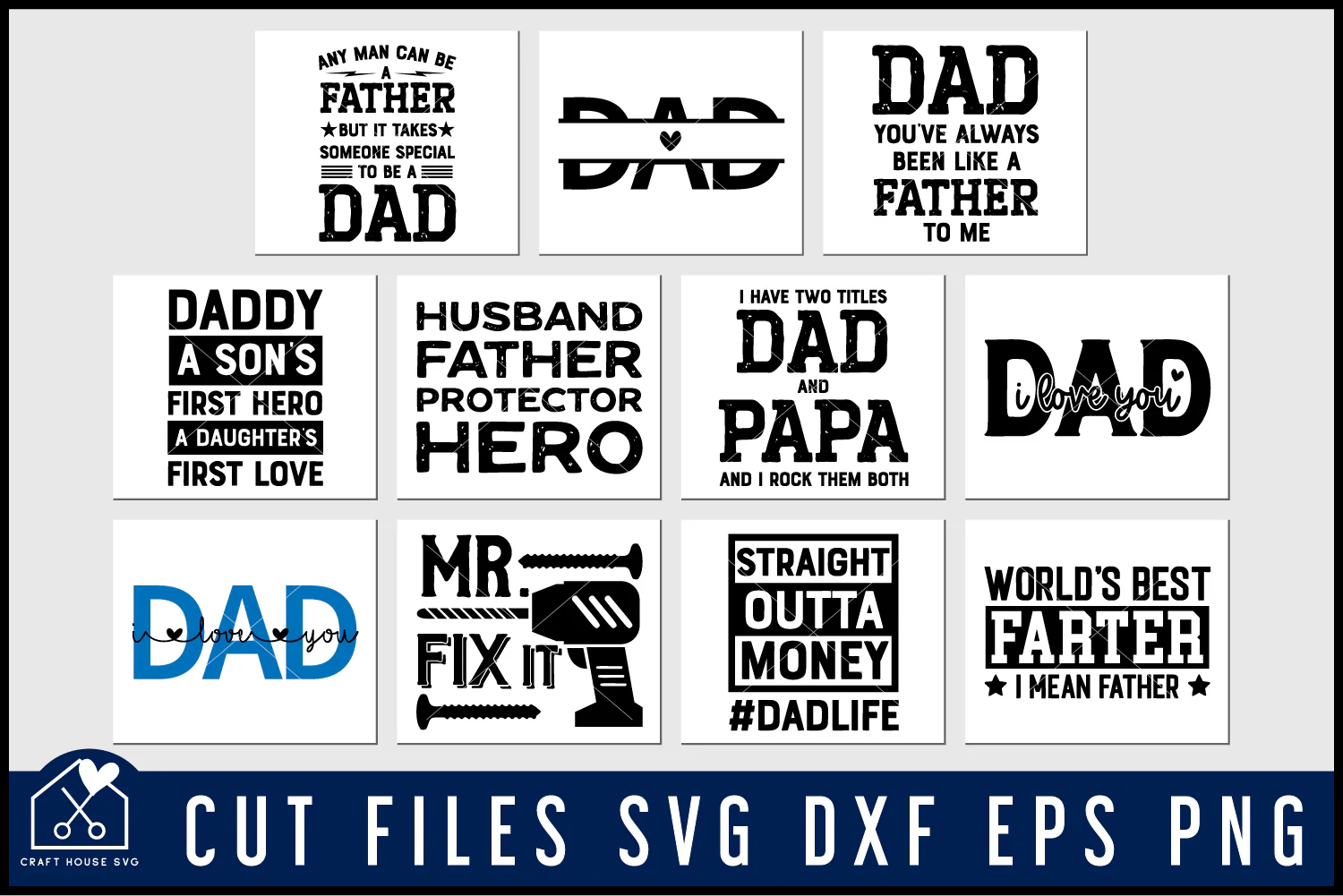 Dad Shirt SVG Bundle - Image 3