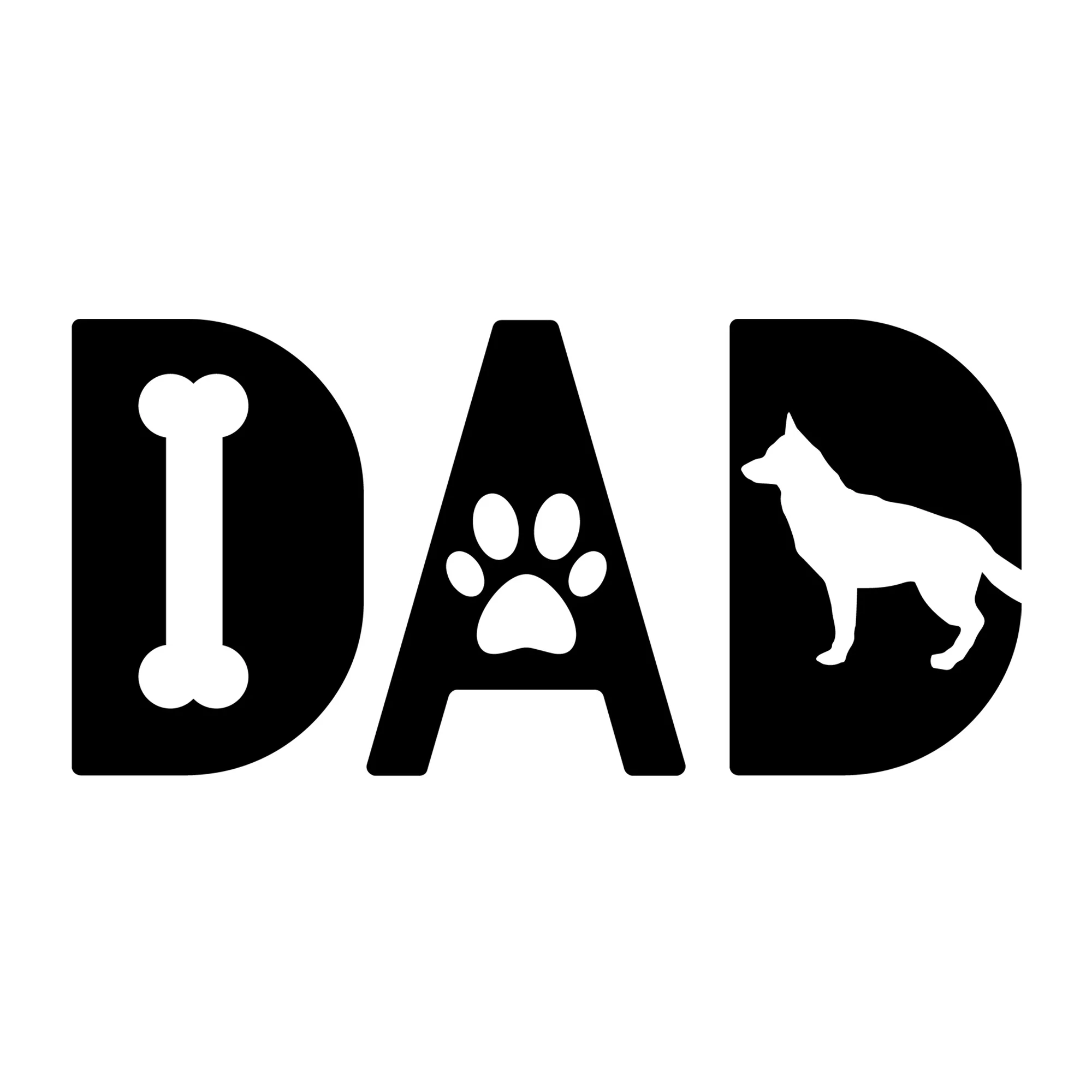 Dog Dad SVG