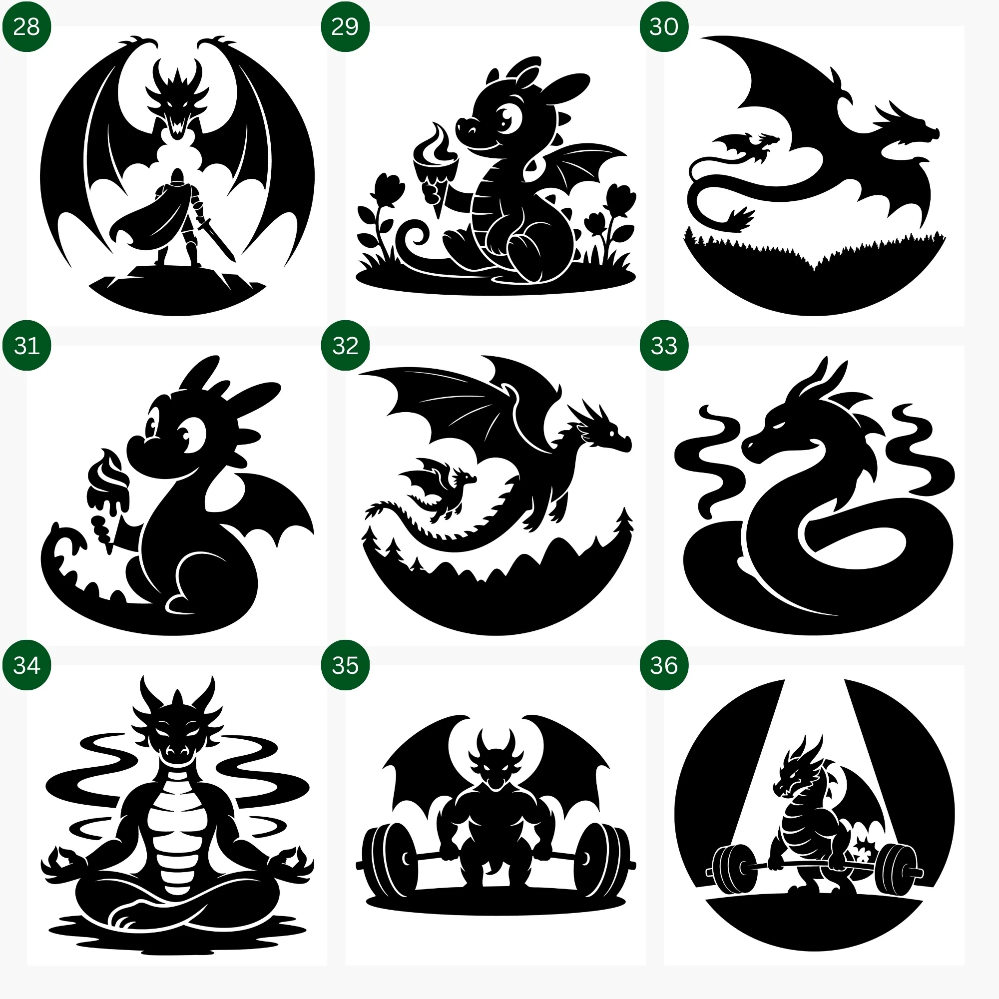 Dragon SVG Bundle - Image 5